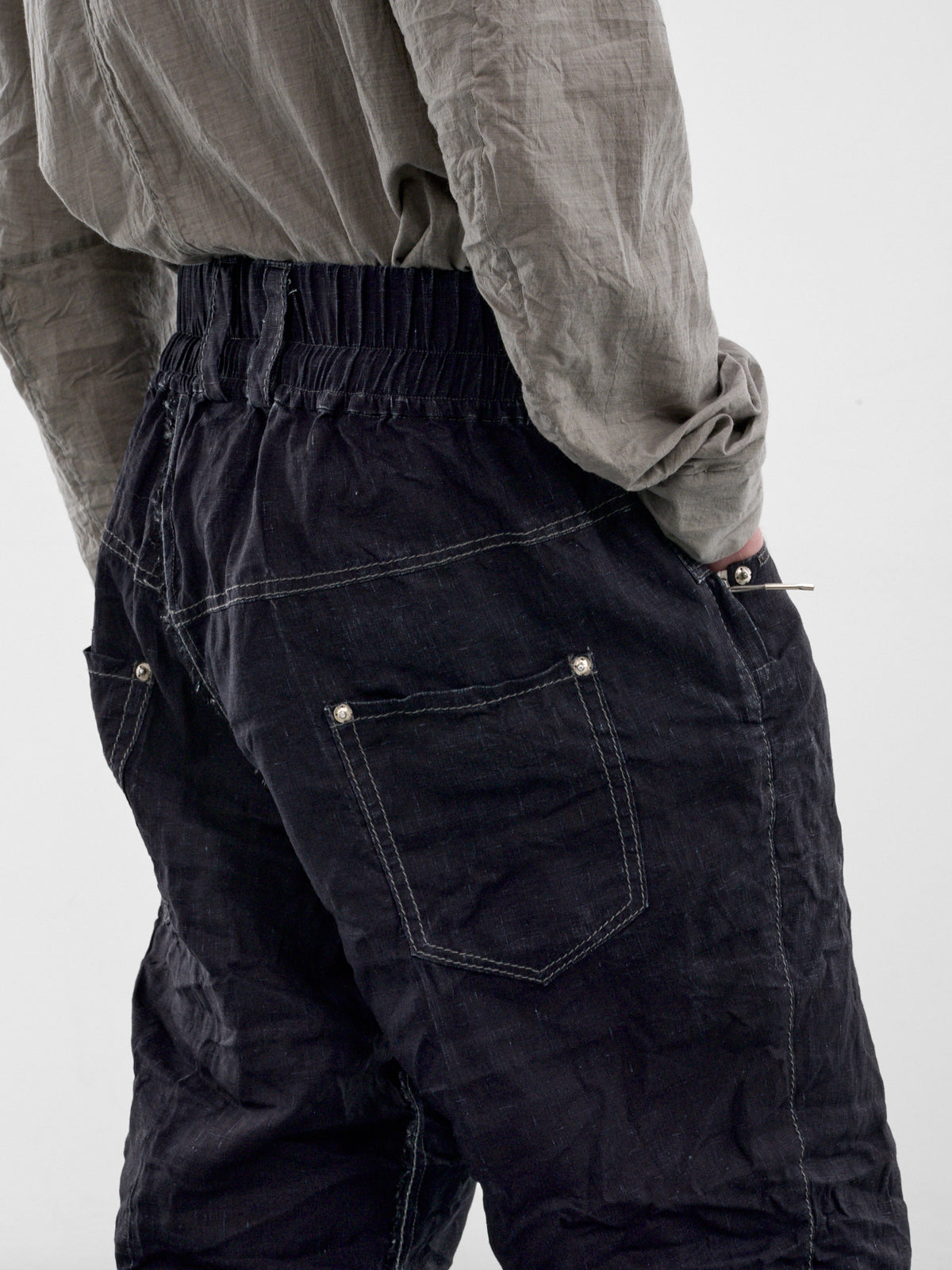 Indigo Displacement Cargo Jeans (5211-INDIGO)