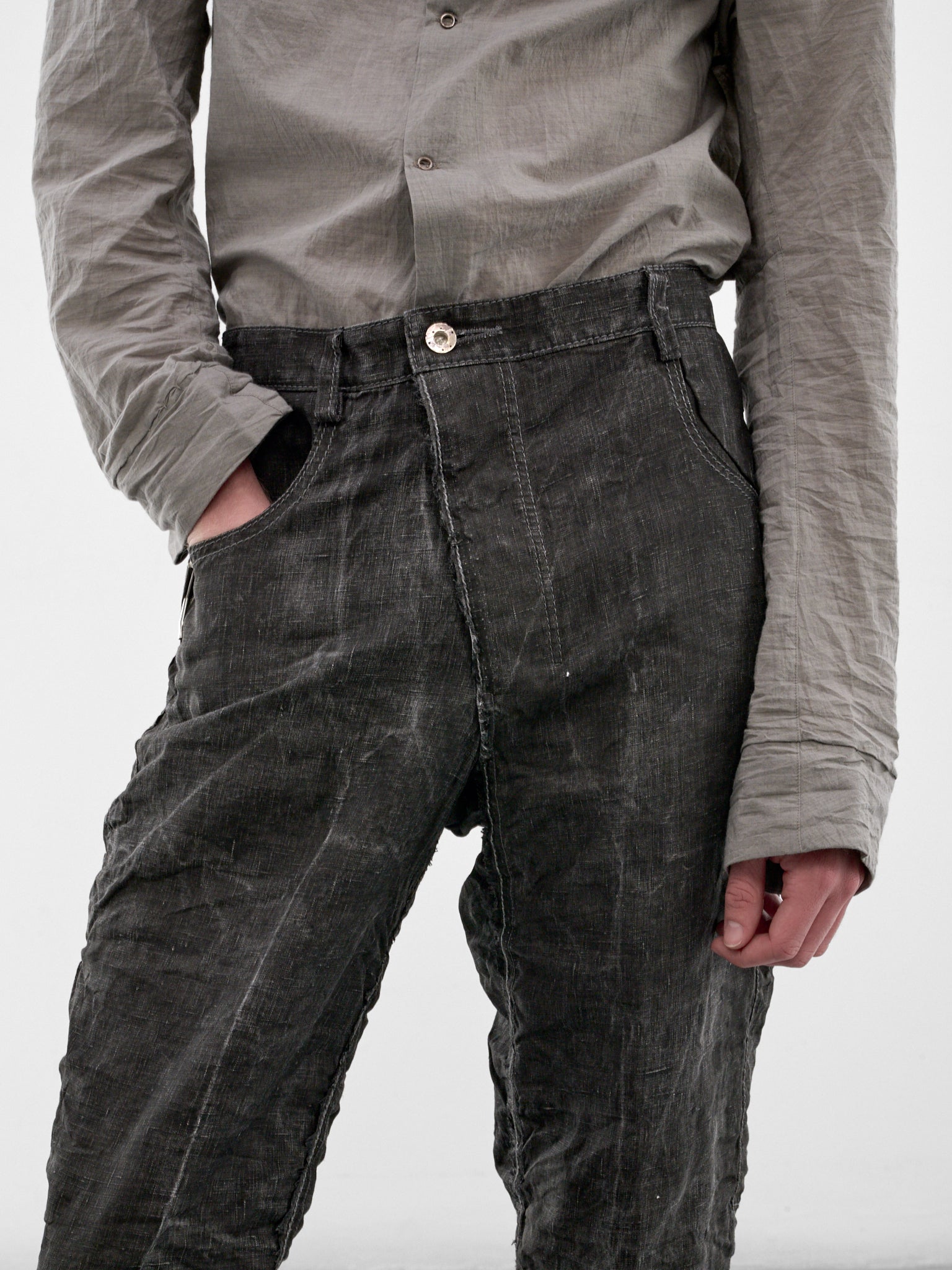 Carbon Linen Displacement Jeans (5212-CARBON)