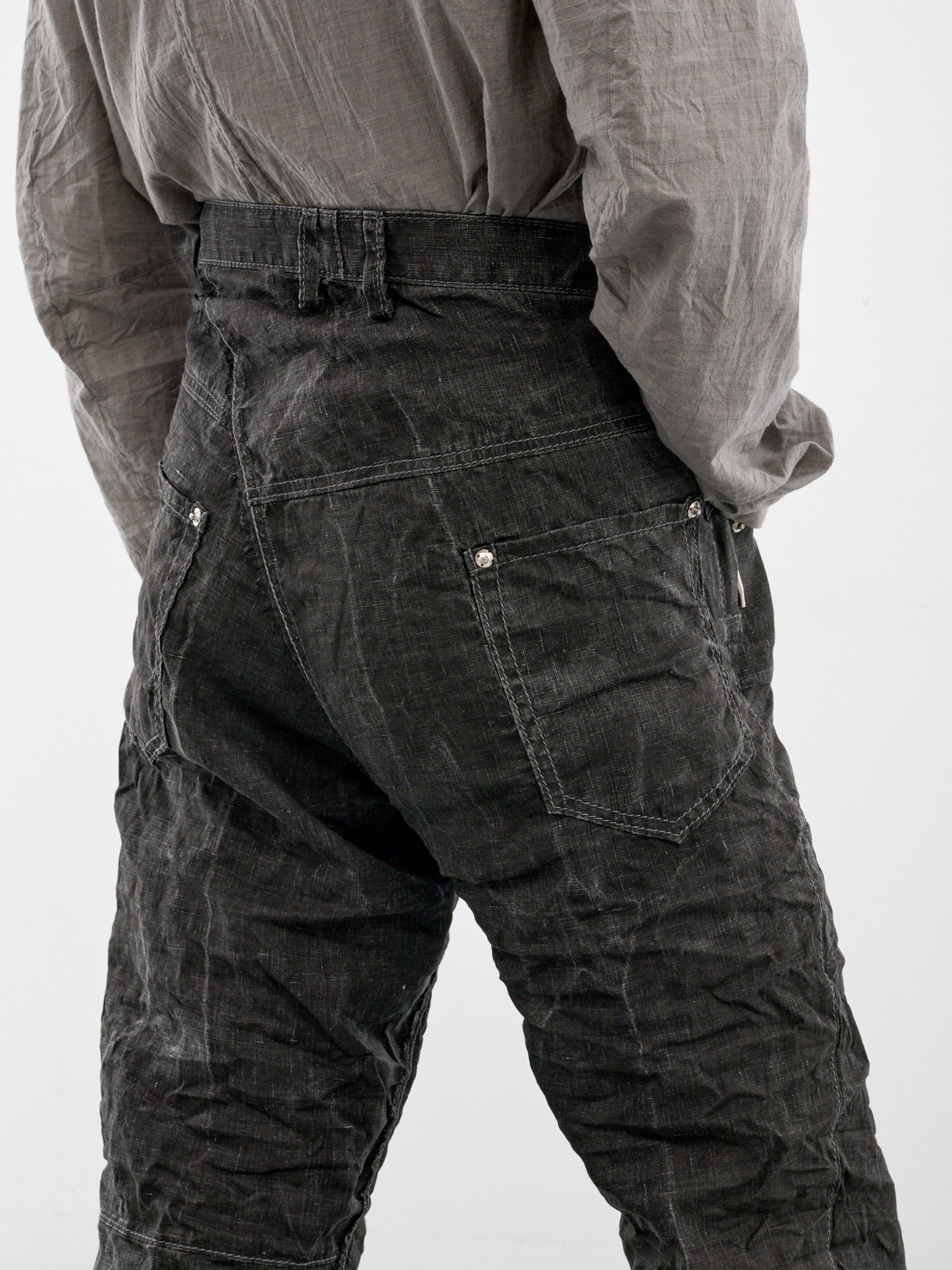 Carbon Linen Displacement Jeans (5212-CARBON)