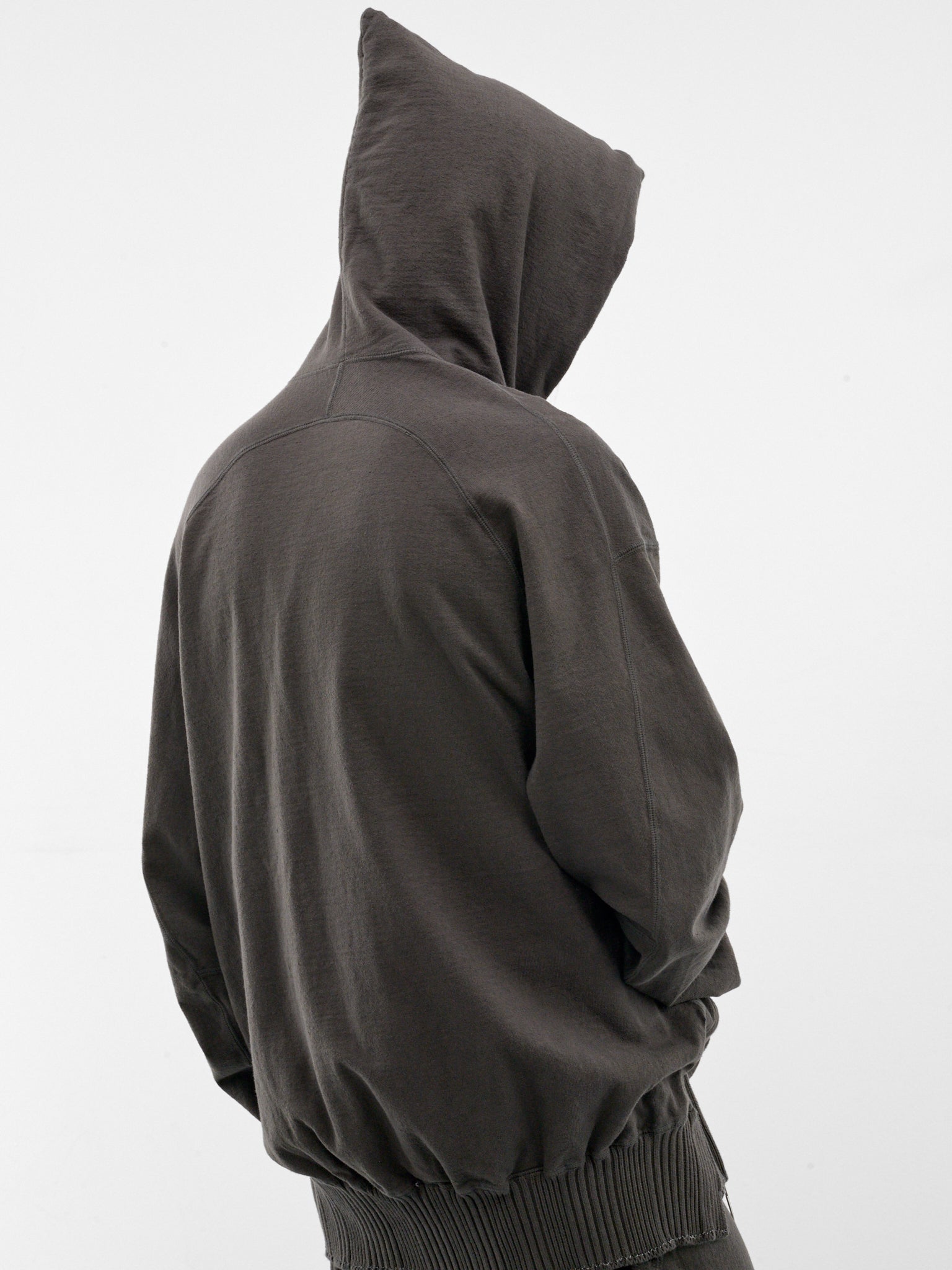 Gray Displacement Deconstructed Hoodie (5225-DARK-GREY)