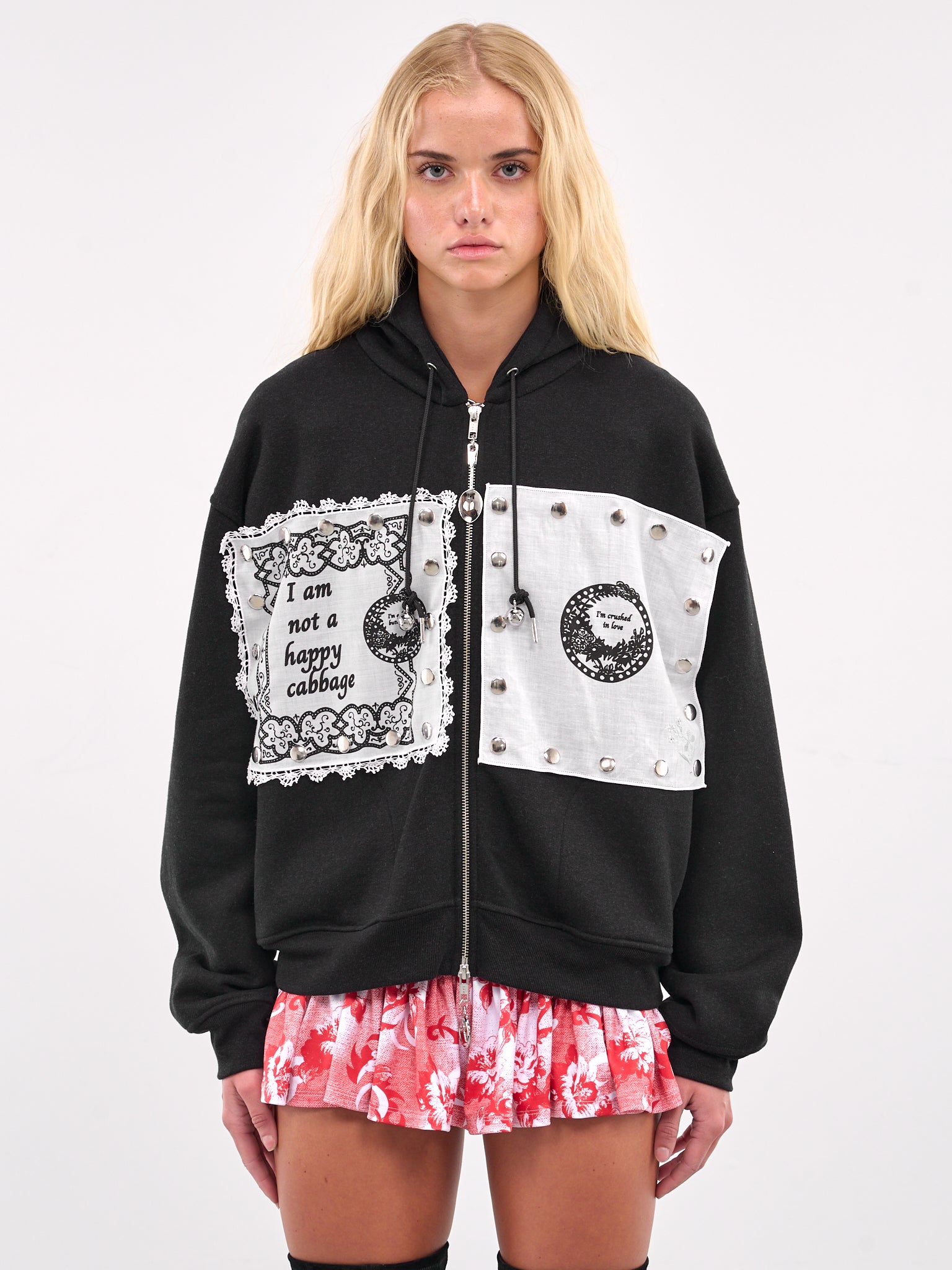 Emotional Napkin Hoodie (5232-EMOTIONAL-NAPKIN-BLACK-MU)