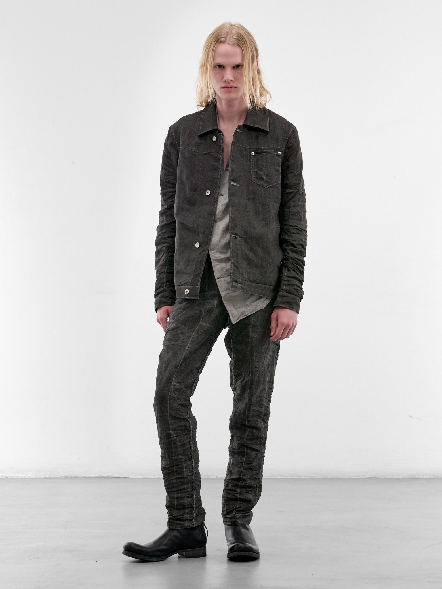 Carbon Linen Displacement Jeans (5212-CARBON)