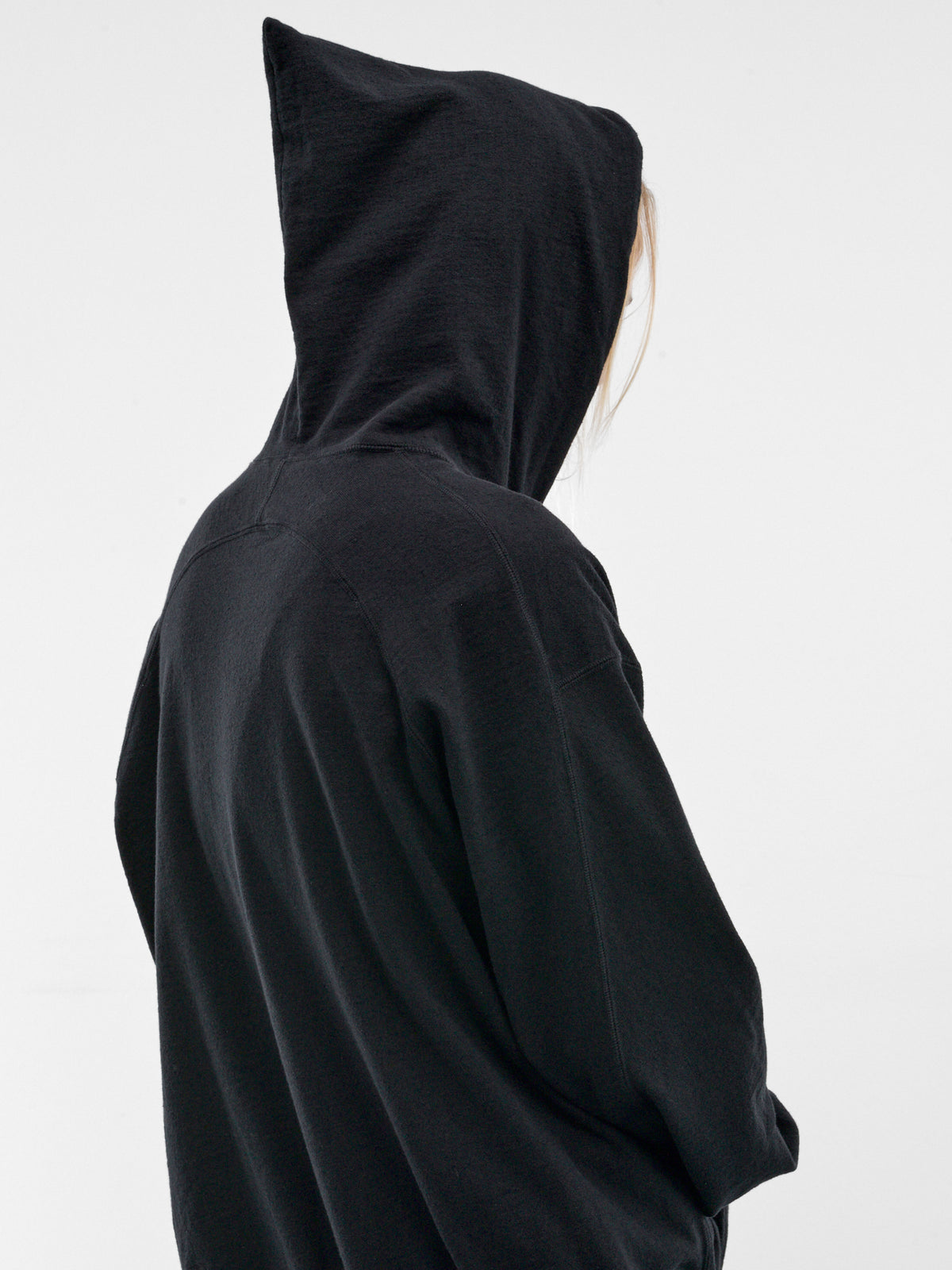 Black Displacement Deconstructed Hoodie (5236-BLACK)