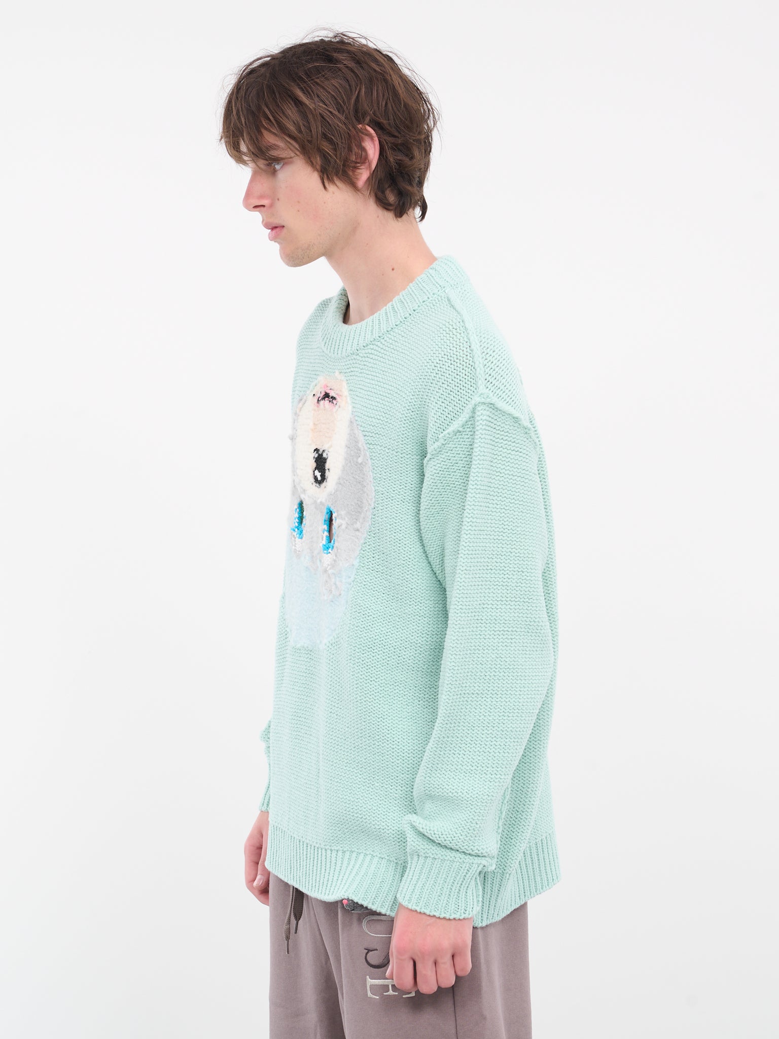 Bear Mask Pullover (52KN129-BEAR-BLUE)