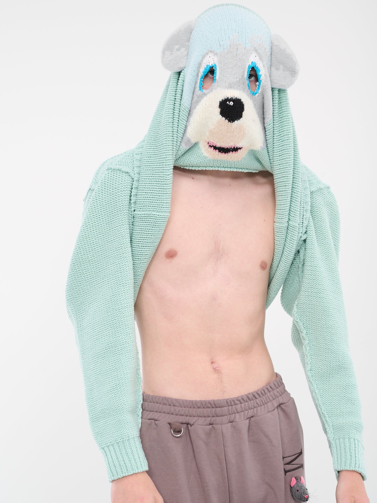 Bear Mask Pullover (52KN129-BEAR-BLUE)