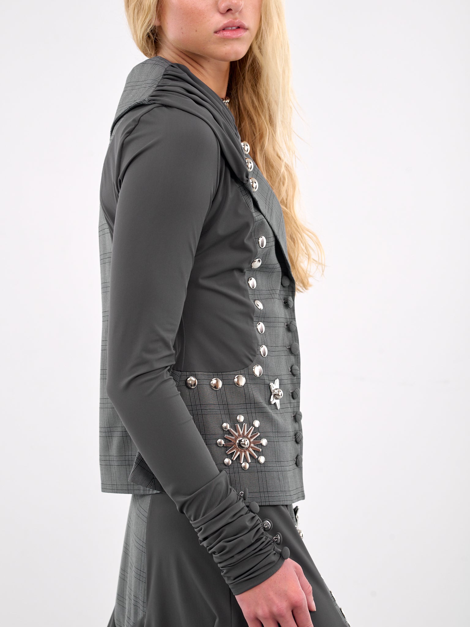 Studded Contrast Jacket