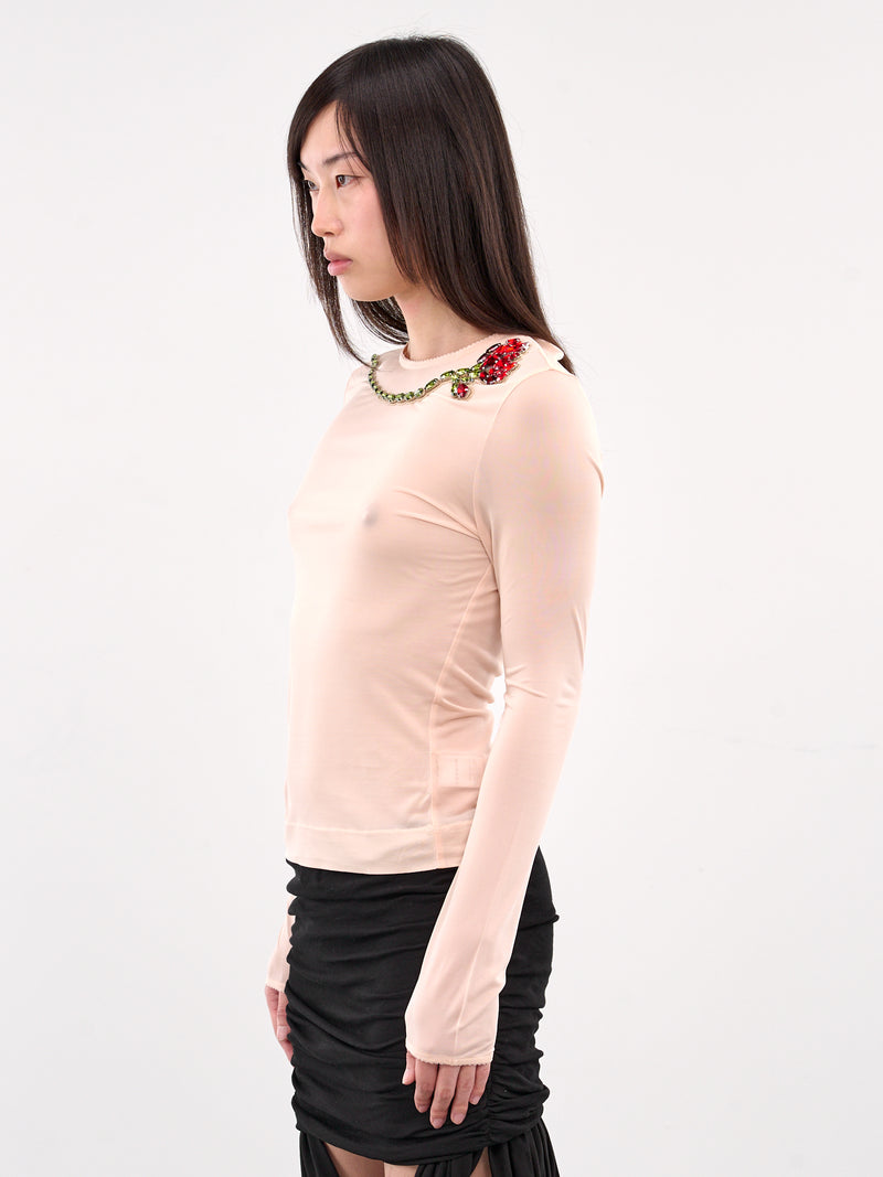 SIMONE ROCHA Sheer Ballet Top | H.Lorenzo - side