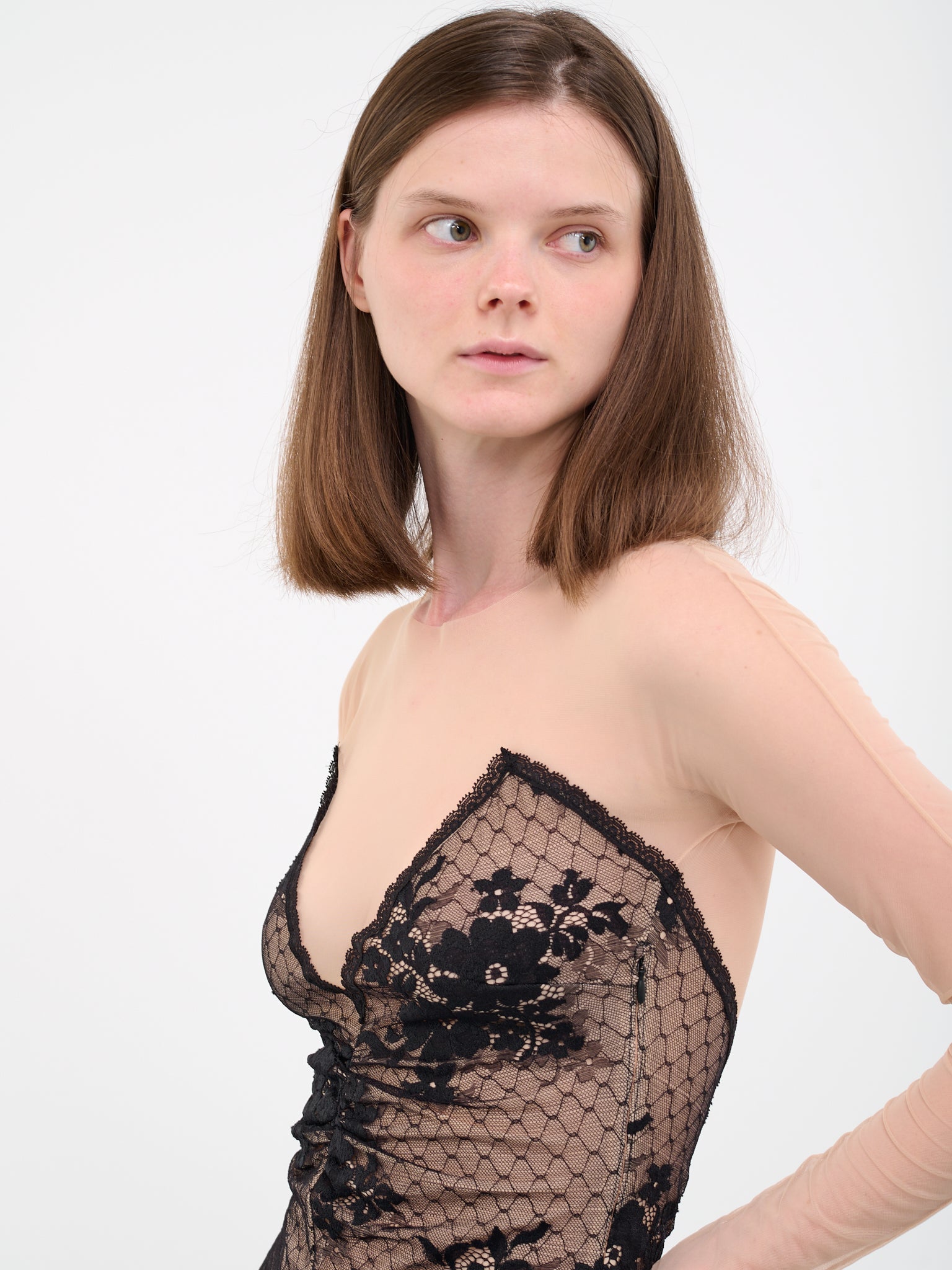 wolford mesh dress Wolford x N21 mesh minidress Wolford