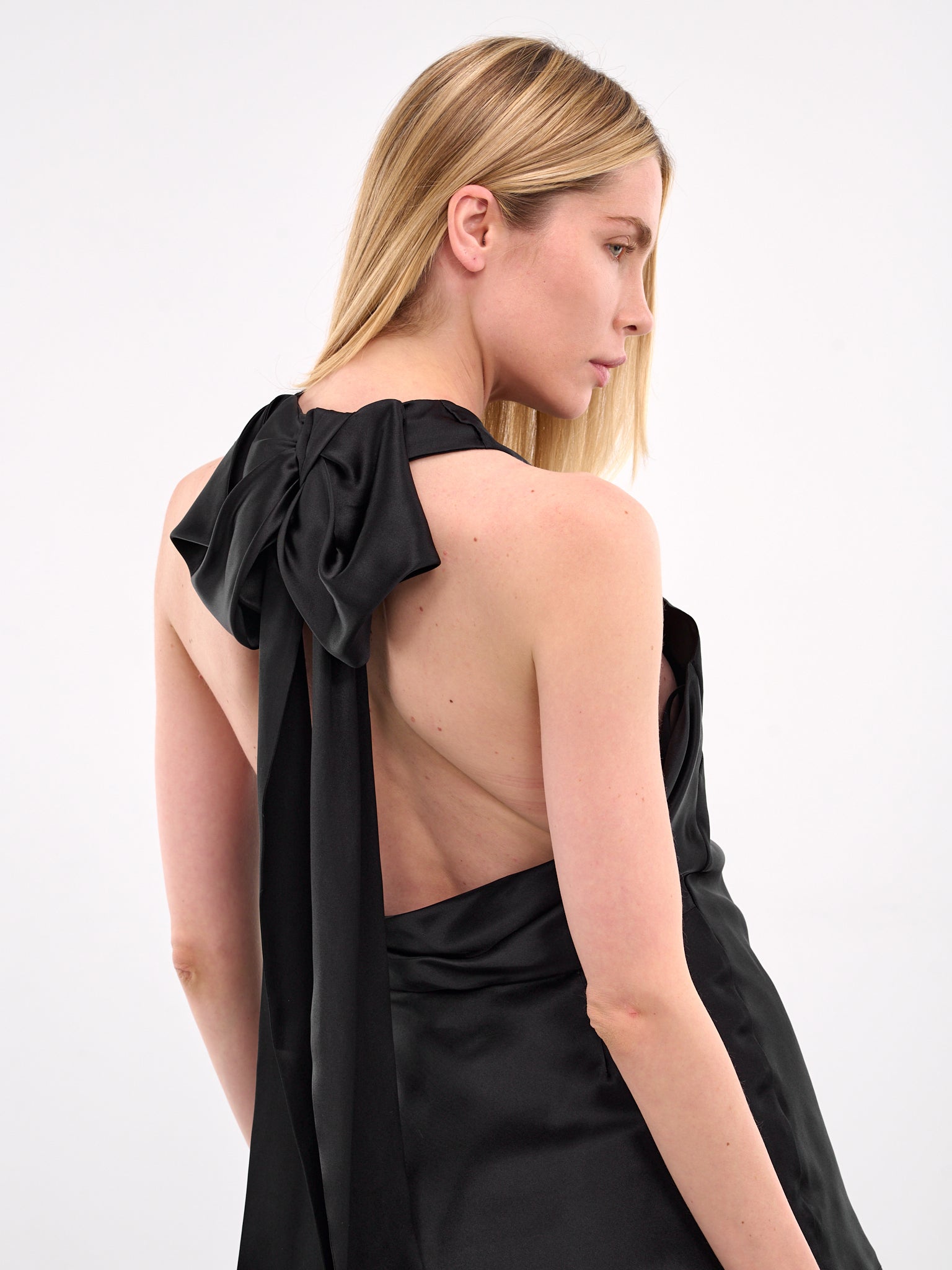Bow Halter Top (5336-1251-BLACK)