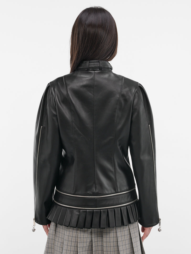 Scorpions Lamb Leather Fitted Jacket (5340-SCORPIONS-BLACK)