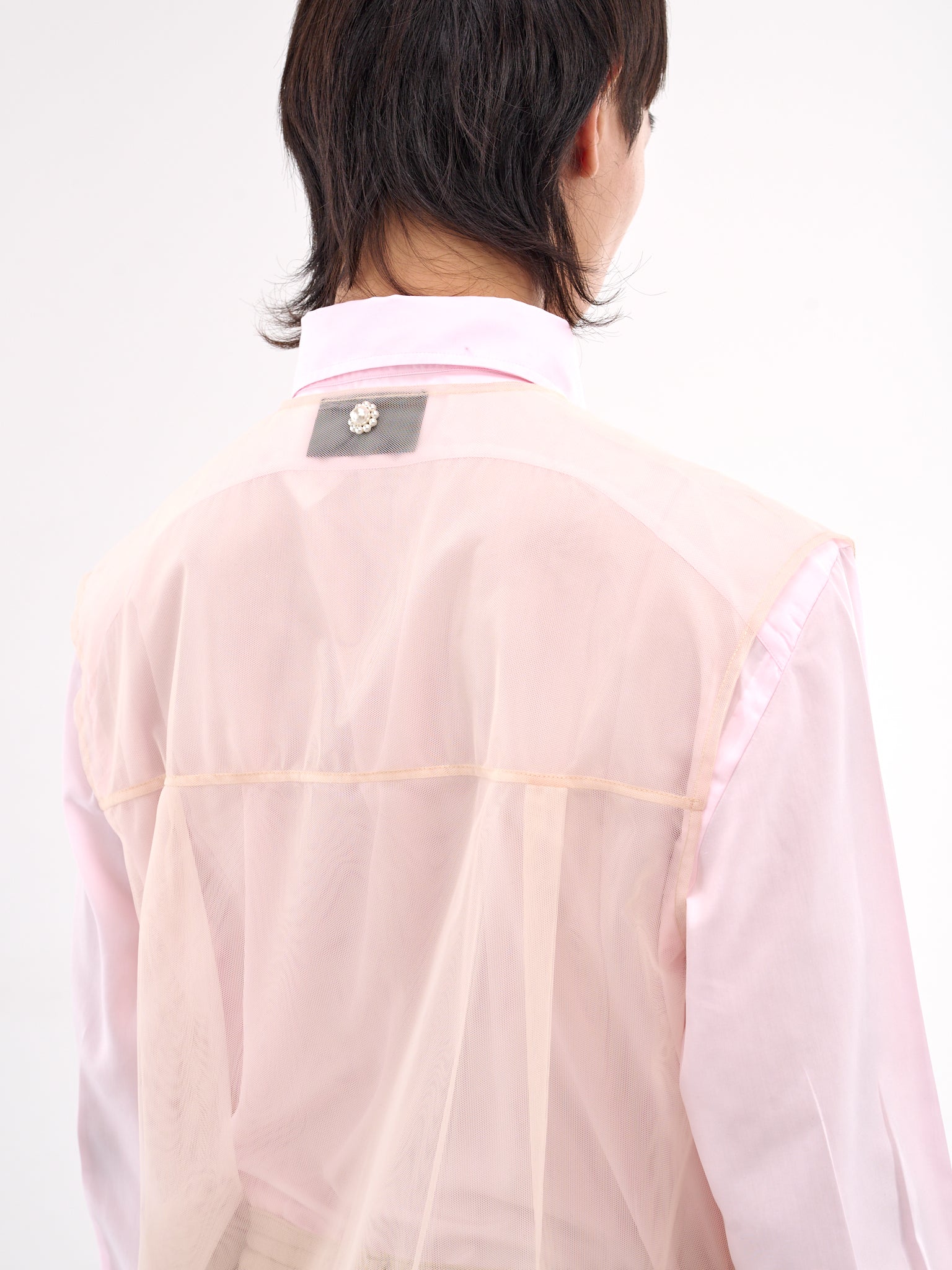 Sheer Utility Cargo Vest (5347D-0069-NUDE)