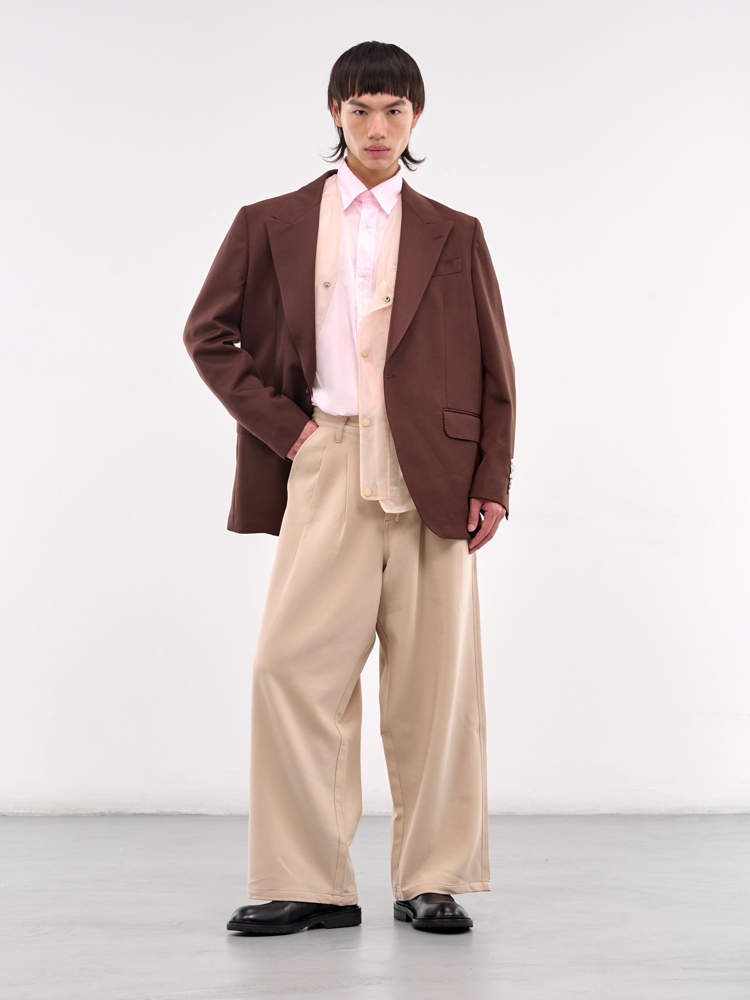 Sheer Utility Cargo Vest (5347D-0069-NUDE)