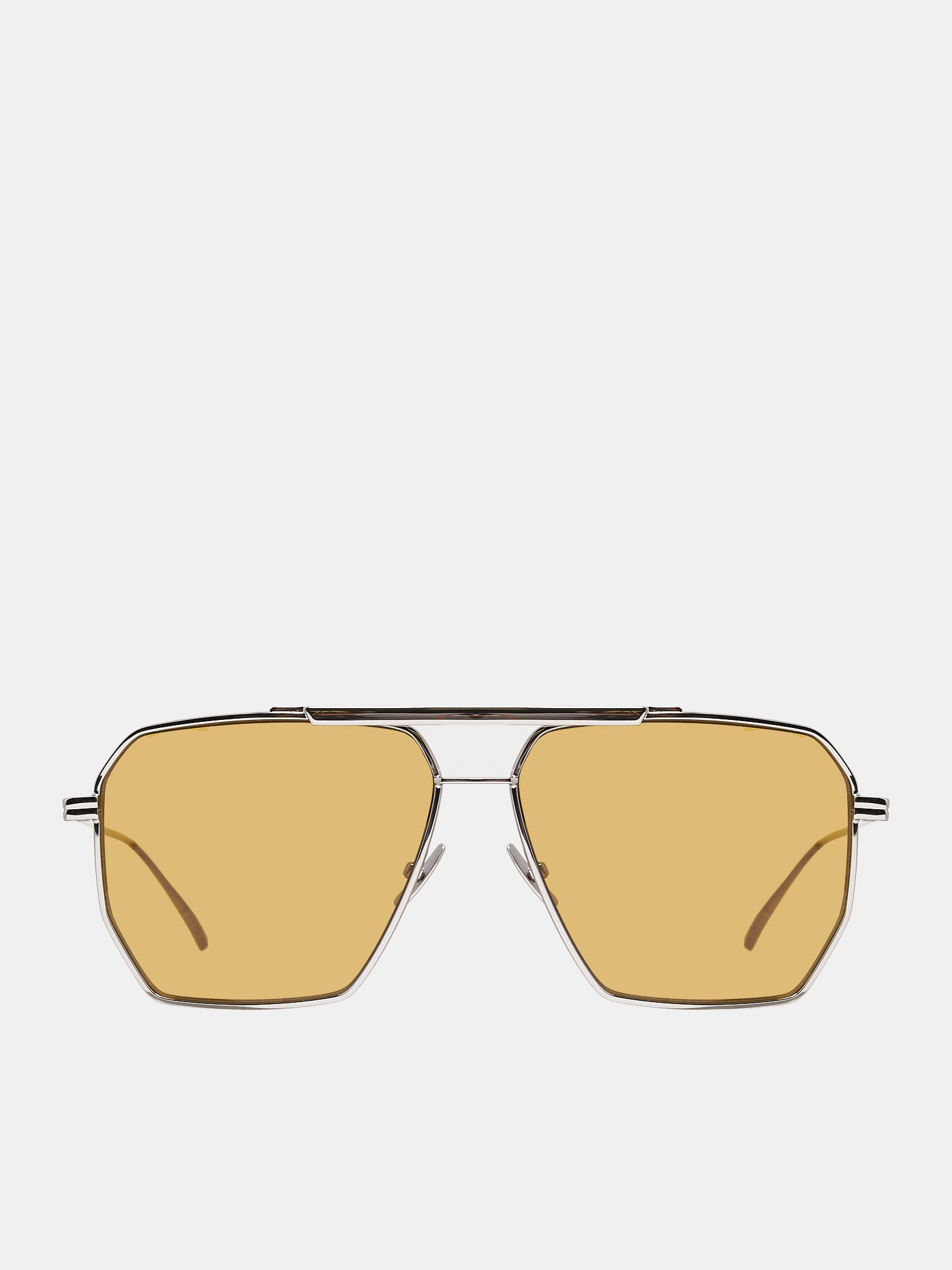 Classic Aviator Sunglasses (590248V4450-1398-SILVER)
