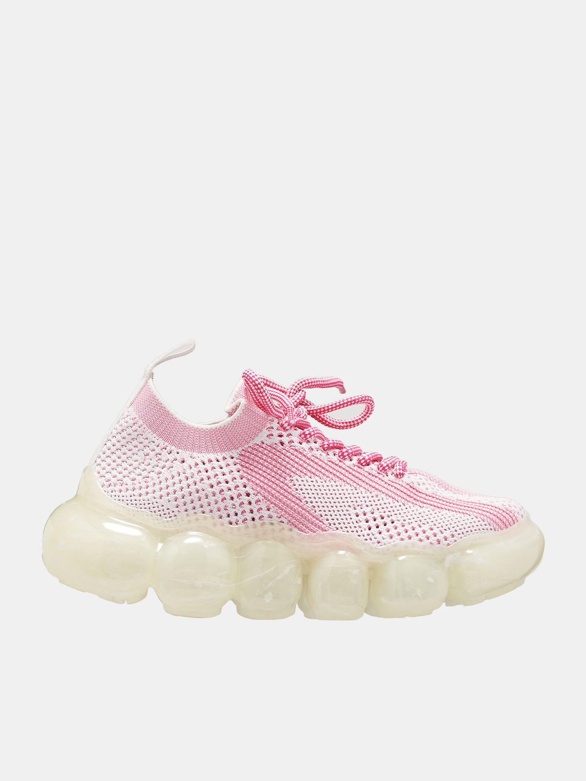 Jewelry Recycle Sneakers (595-WHITE-PINK)