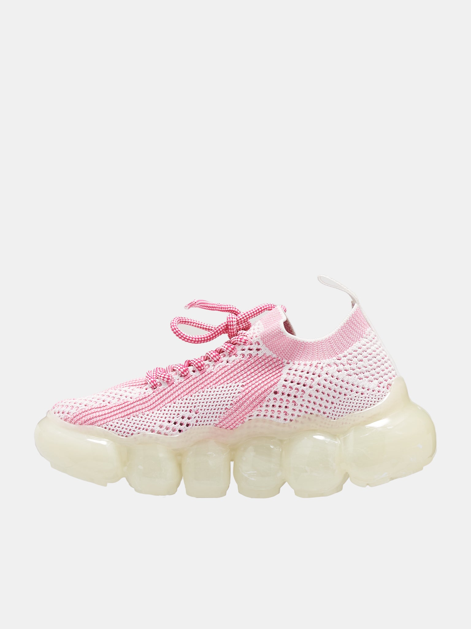Jewelry Recycle Sneakers (595-WHITE-PINK)