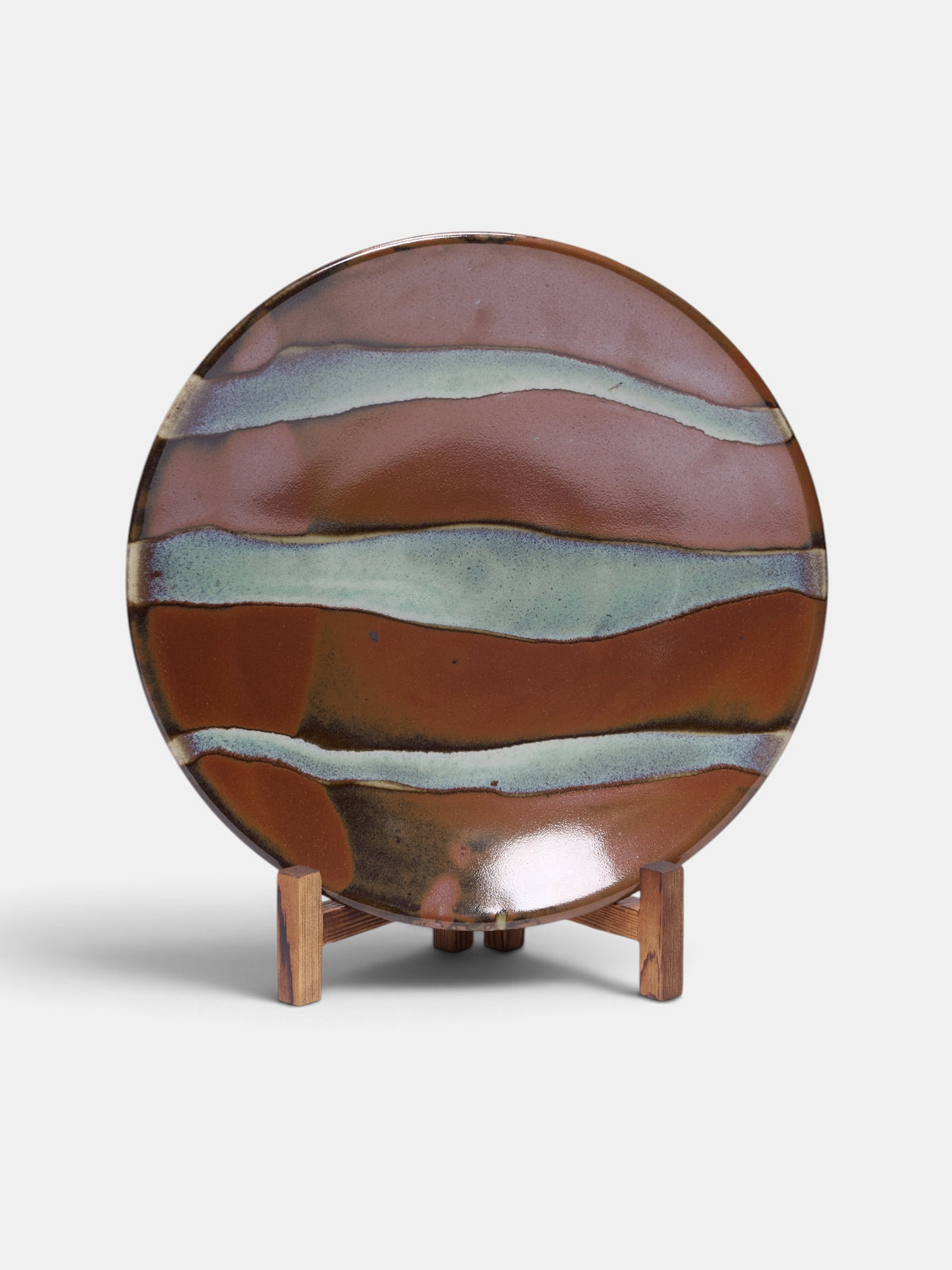 Vintage Abstract Wavy Pattern Plate (PLATE#2)