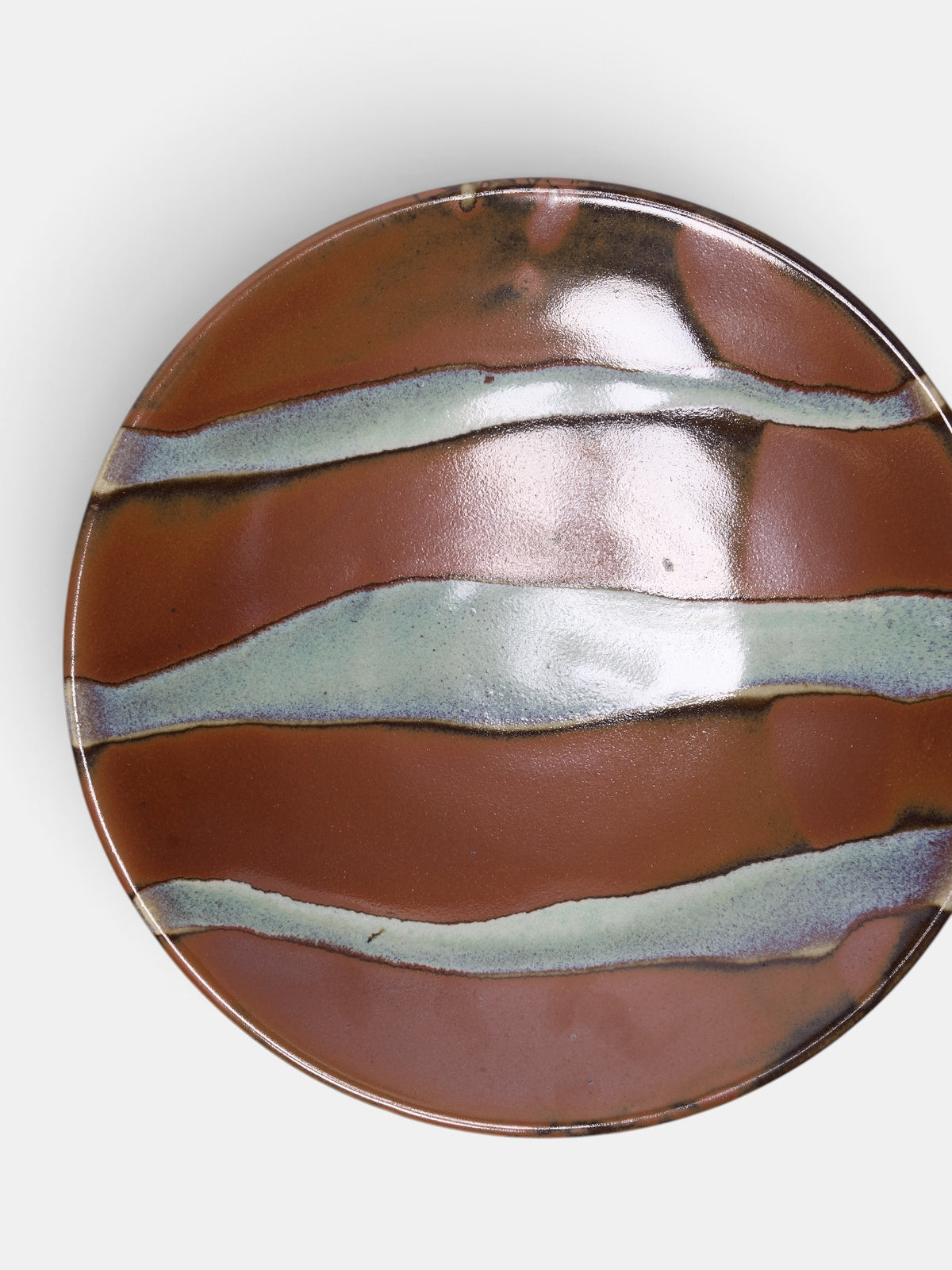 Vintage Abstract Wavy Pattern Plate (PLATE#2)