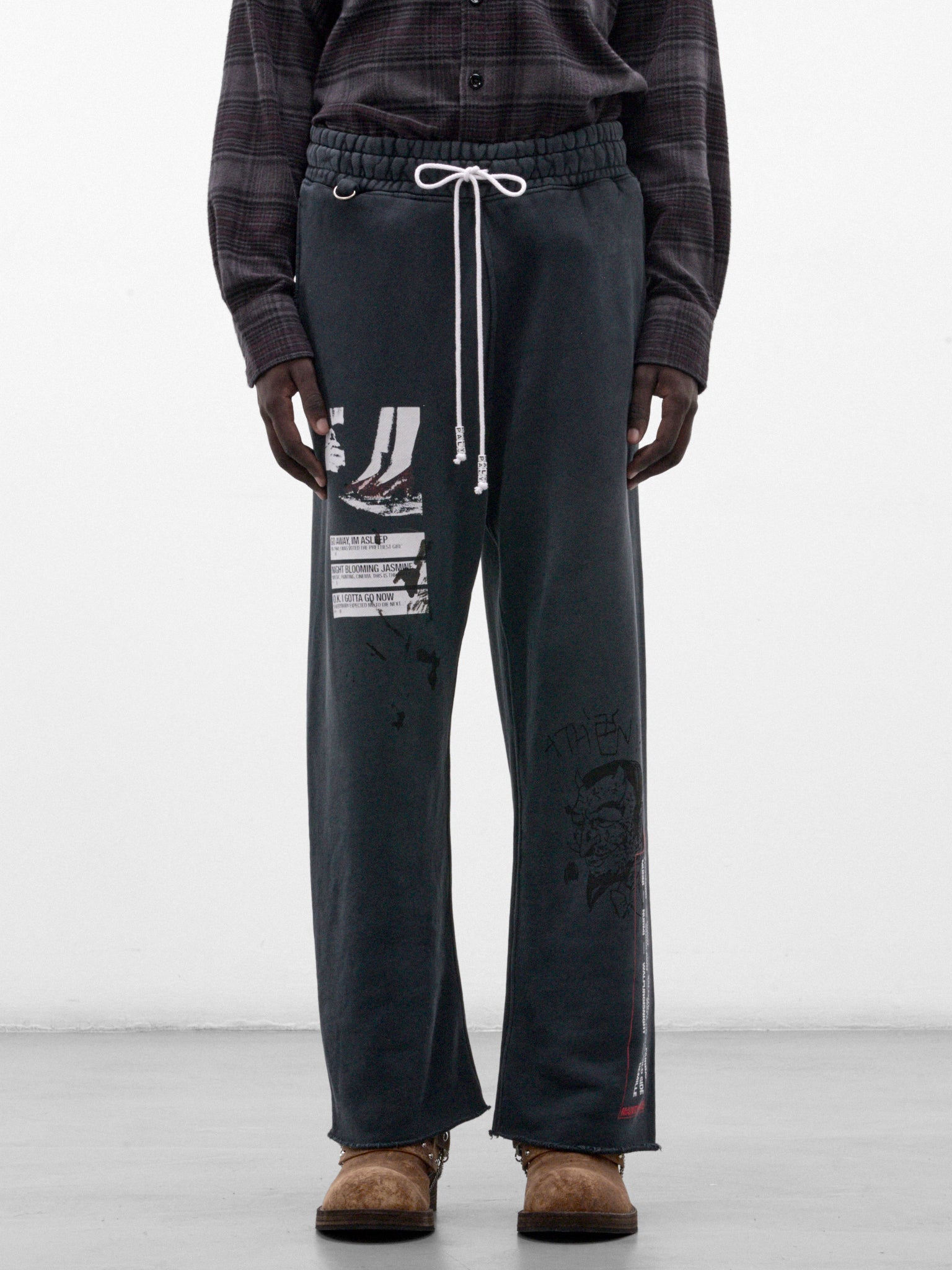Vintage Black Cotton Maintenance Sweatpants (5M001Q3018VBK-VINTAGE-BLACK)