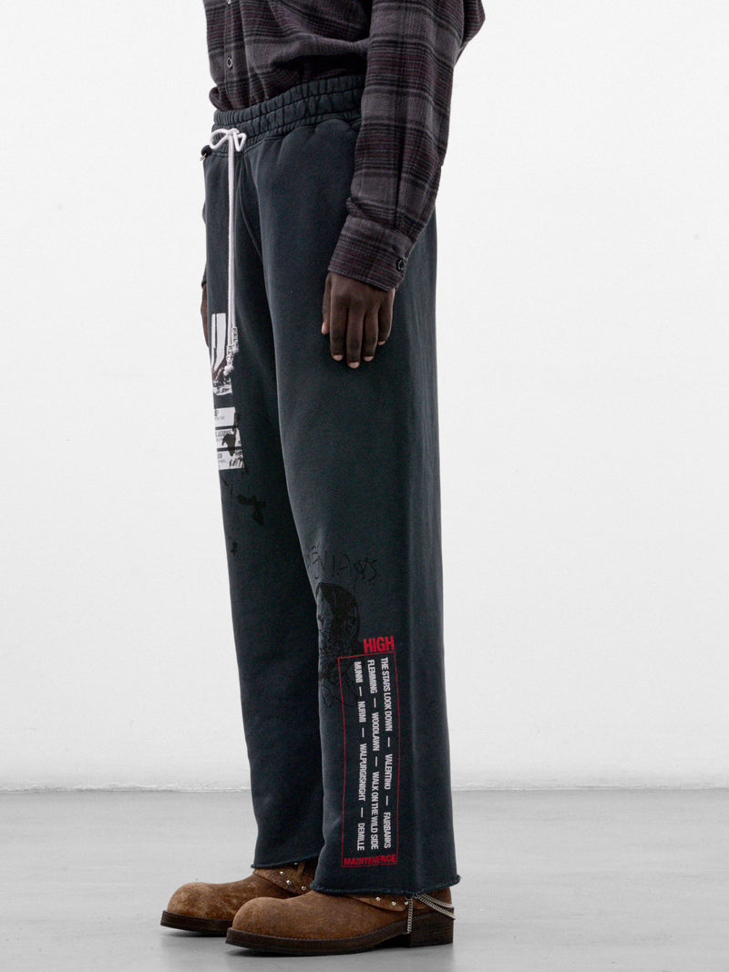 Vintage Black Cotton Maintenance Sweatpants (5M001Q3018VBK-VINTAGE-BLACK)