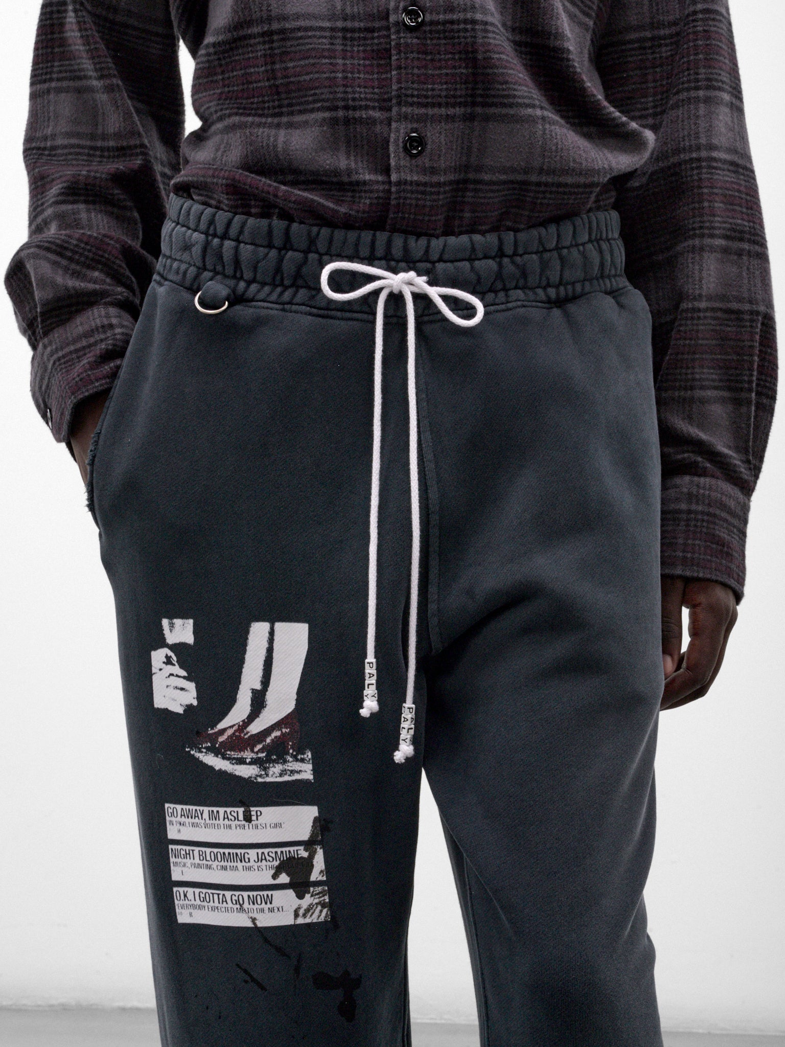 Vintage Black Cotton Maintenance Sweatpants (5M001Q3018VBK-VINTAGE-BLACK)