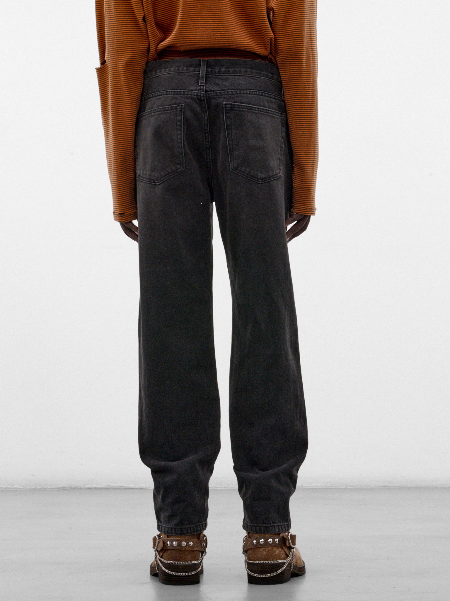 Light Black Idole Straight Jeans (5M011Q3018LBK-LIGHT-BLACK)