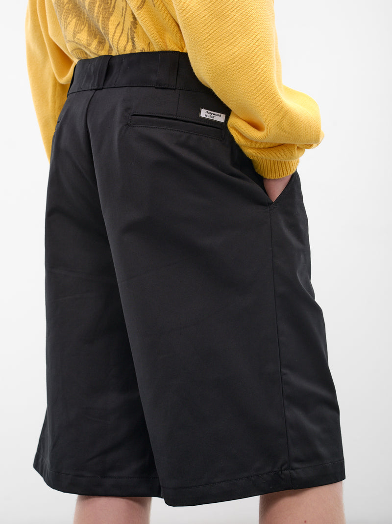 Sudden Sadness Baggy Work Shorts (5U008Q1010BLK-BLACK)