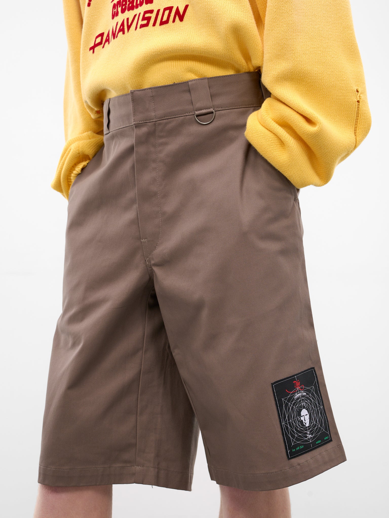 Sudden Sadness Baggy Work Shorts (5U008Q1010BRN-BROWN)