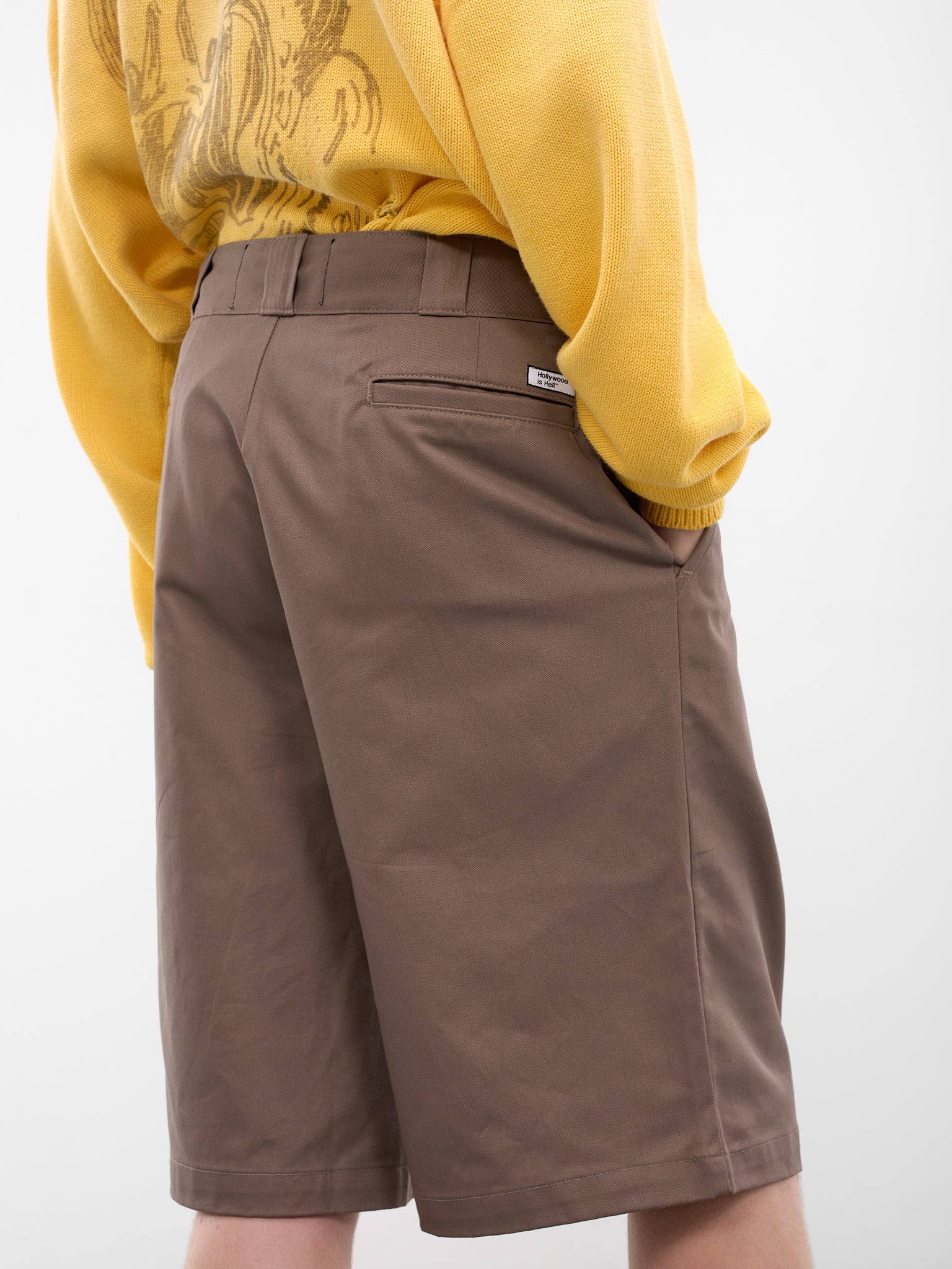 Sudden Sadness Baggy Work Shorts (5U008Q1010BRN-BROWN)