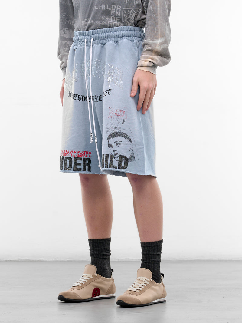 Bobby Driscoll Sweat Shorts (5U017Q1010BBY-BABY-BLUE)