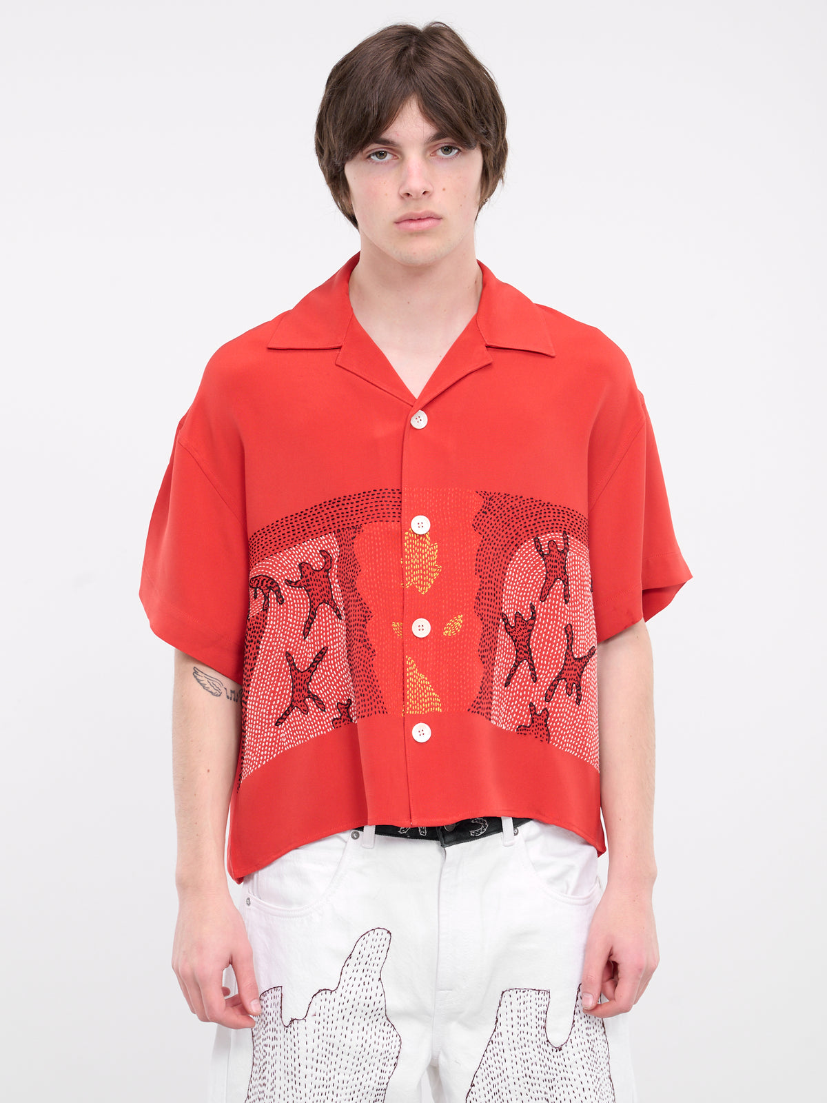 Embroidered Shirt (601241101-3-LAVA)