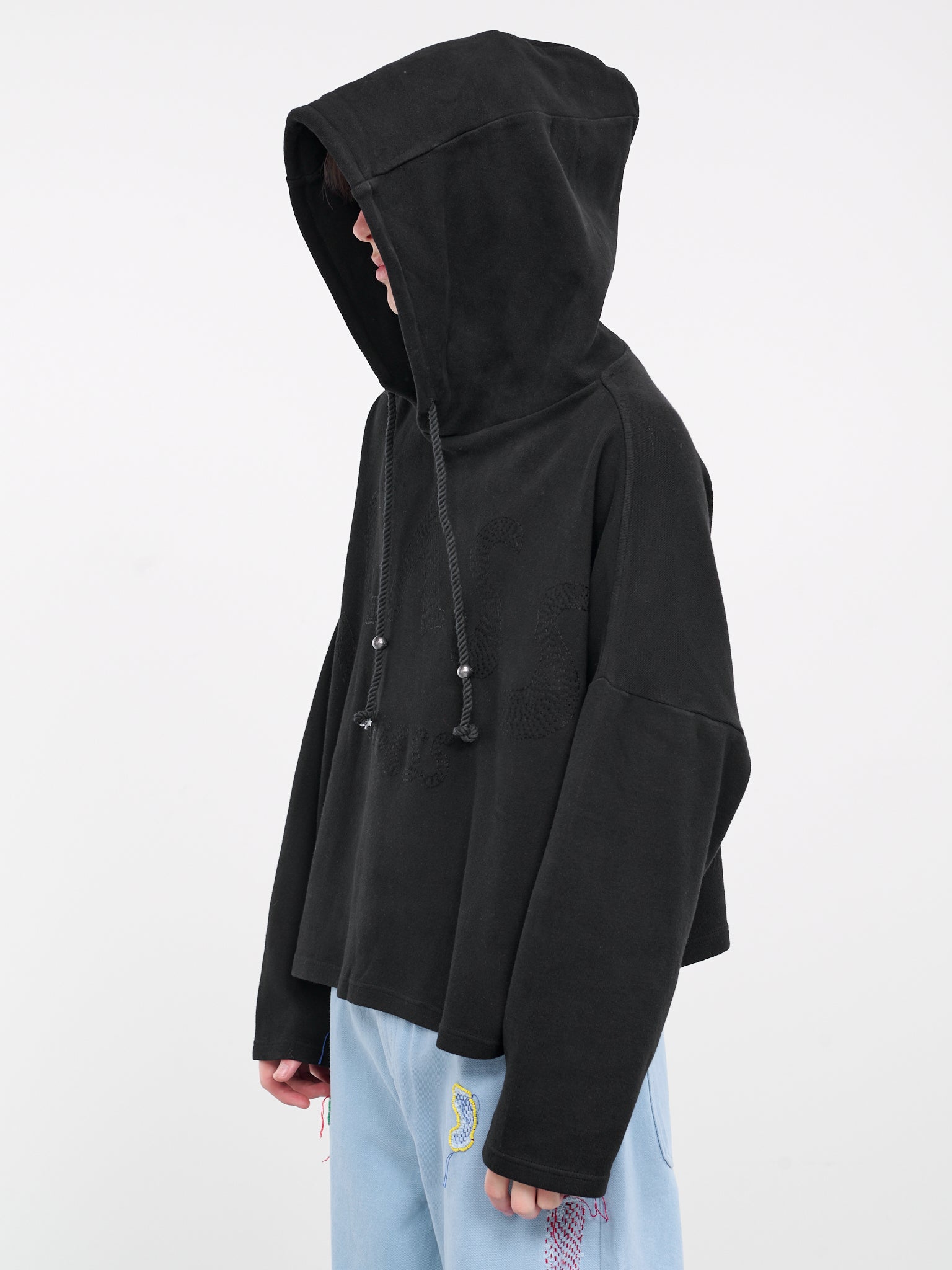 Embroidered Hoodie (601241203-1-BLACK)