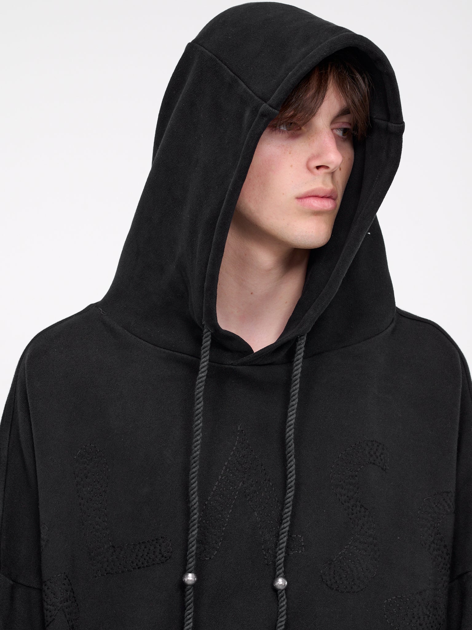 Embroidered Hoodie (601241203-1-BLACK)