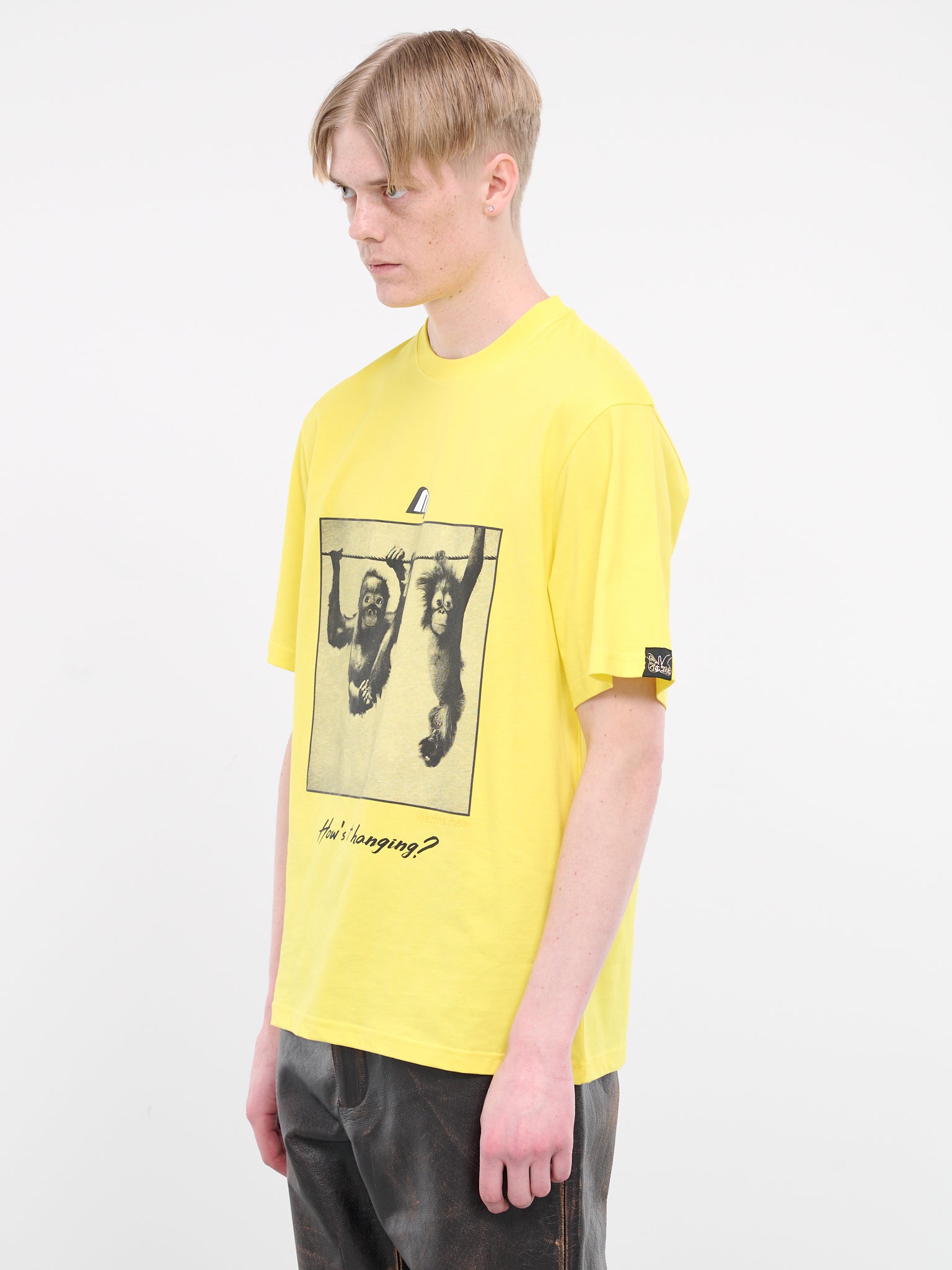 Graphic Tee (603A-ACID-YELLOW-HANGING)