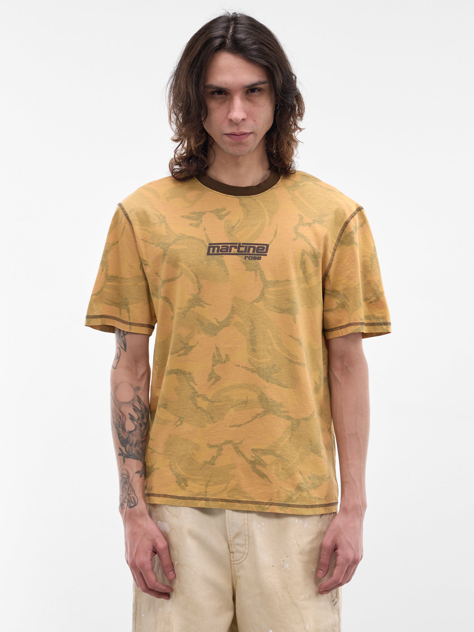 Orange Inside-Out Camo Tee (603JE10208F-ORANGE)