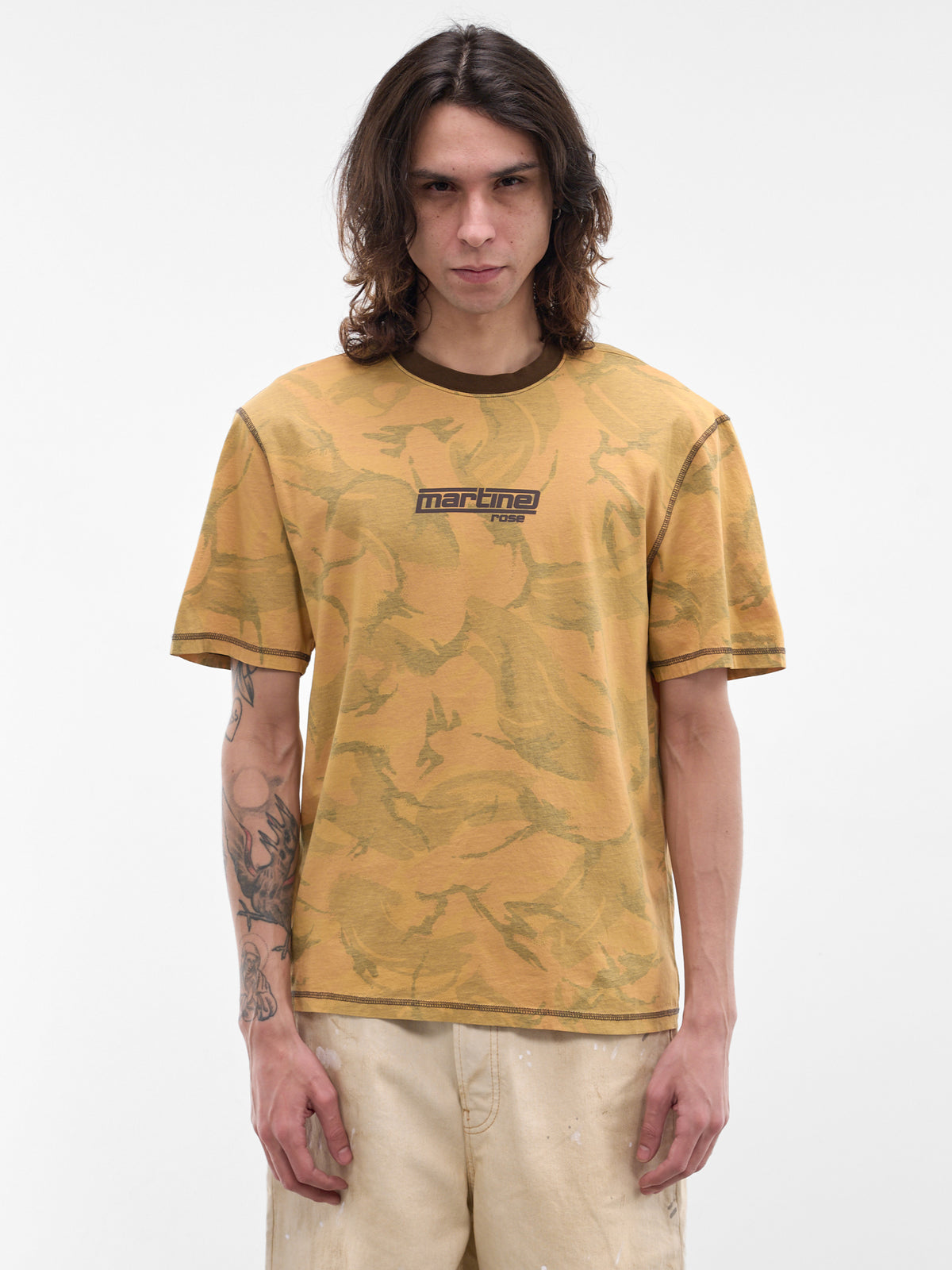 Orange Inside-Out Camo Tee (603JE10208F-ORANGE)