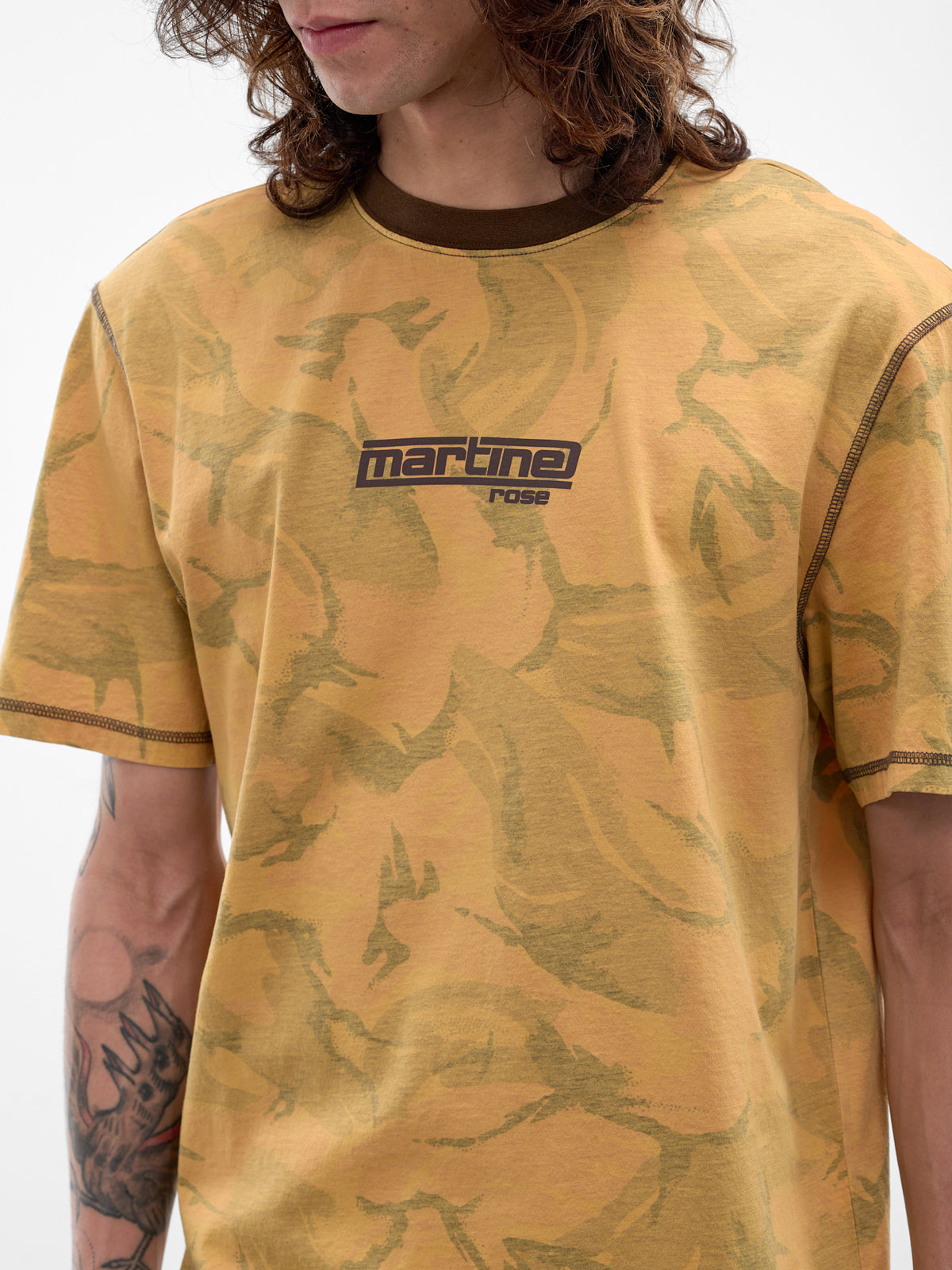Orange Inside-Out Camo Tee (603JE10208F-ORANGE)