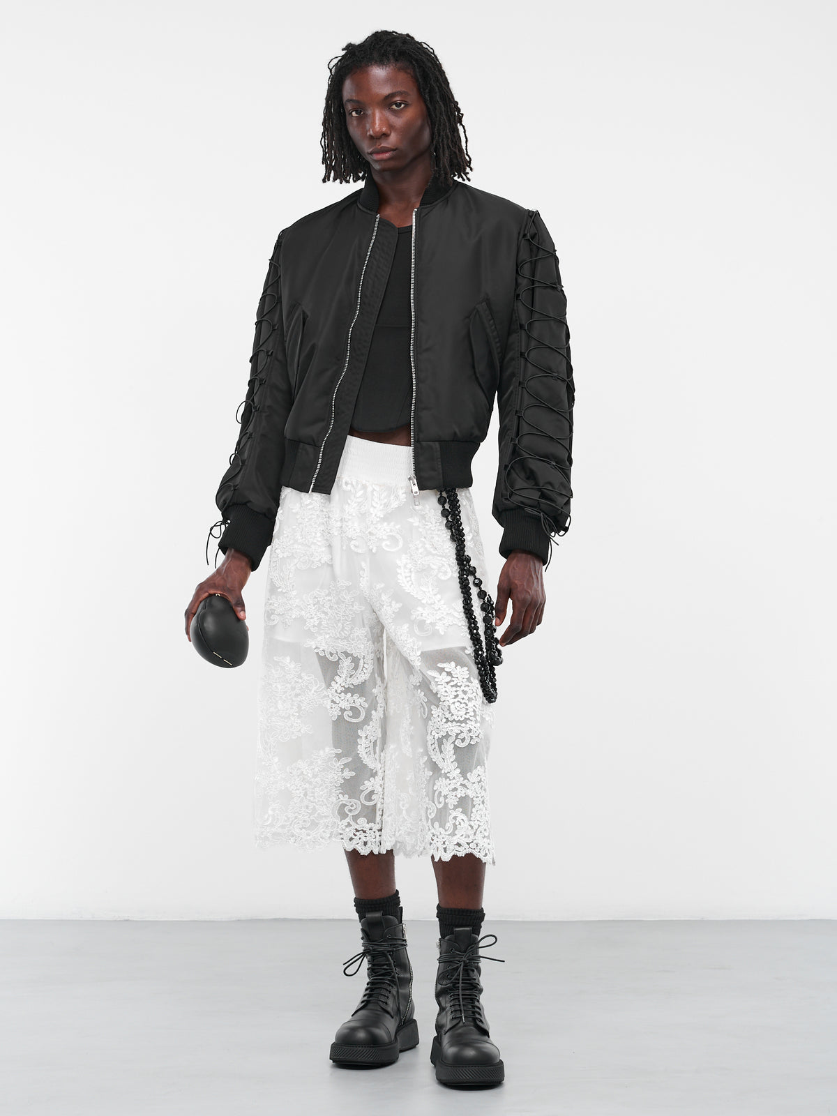 SIMONE ROCHA Crystal Wallet Chain | H.Lorenzo - styled