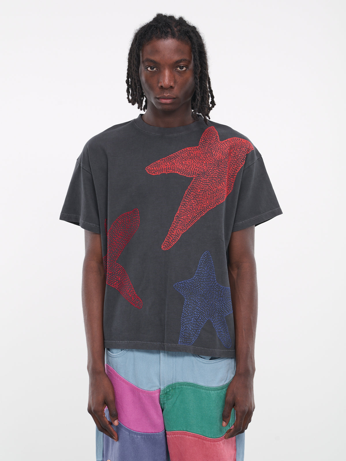 Stars T-Shirt (607231002-7-BLACK)