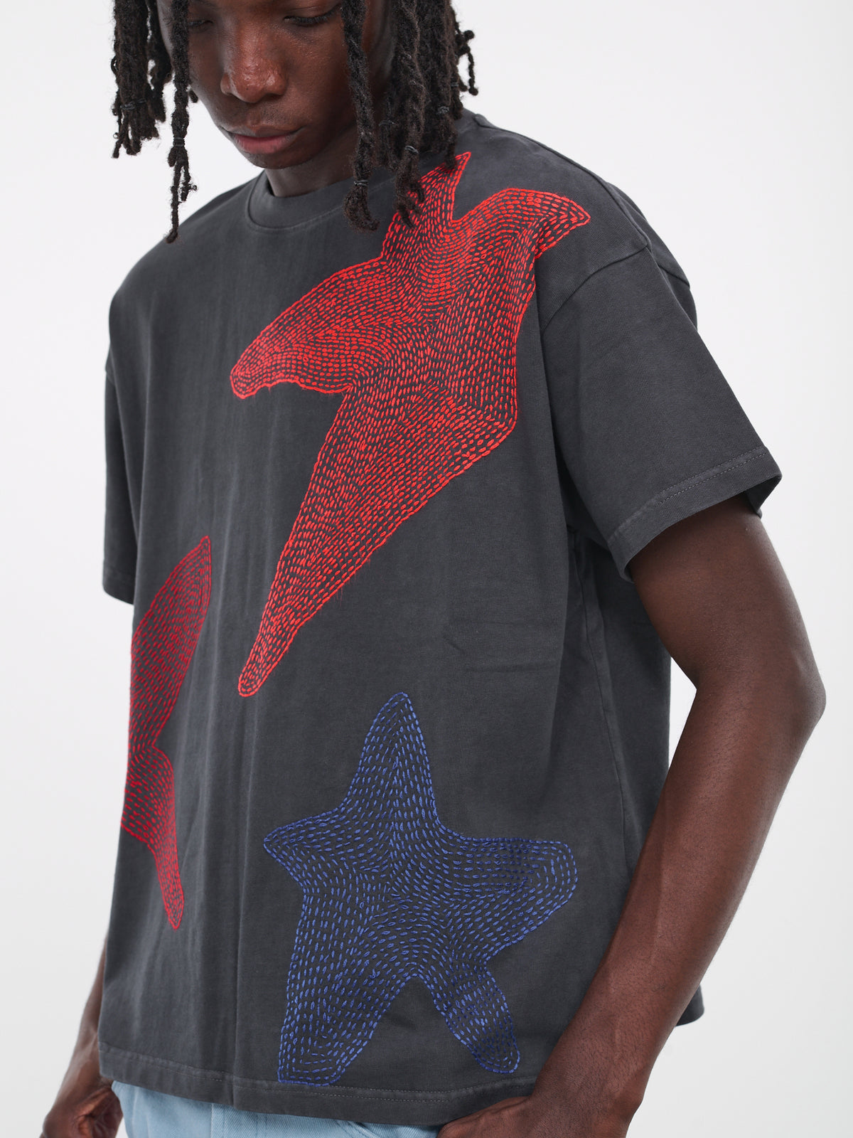 Stars T-Shirt (607231002-7-BLACK)