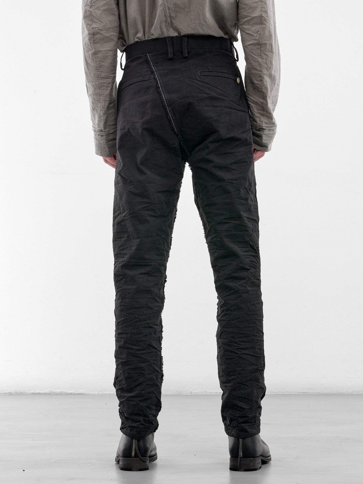 Black Zimbabwe Cotton LP Trousers (5096-BLACK)