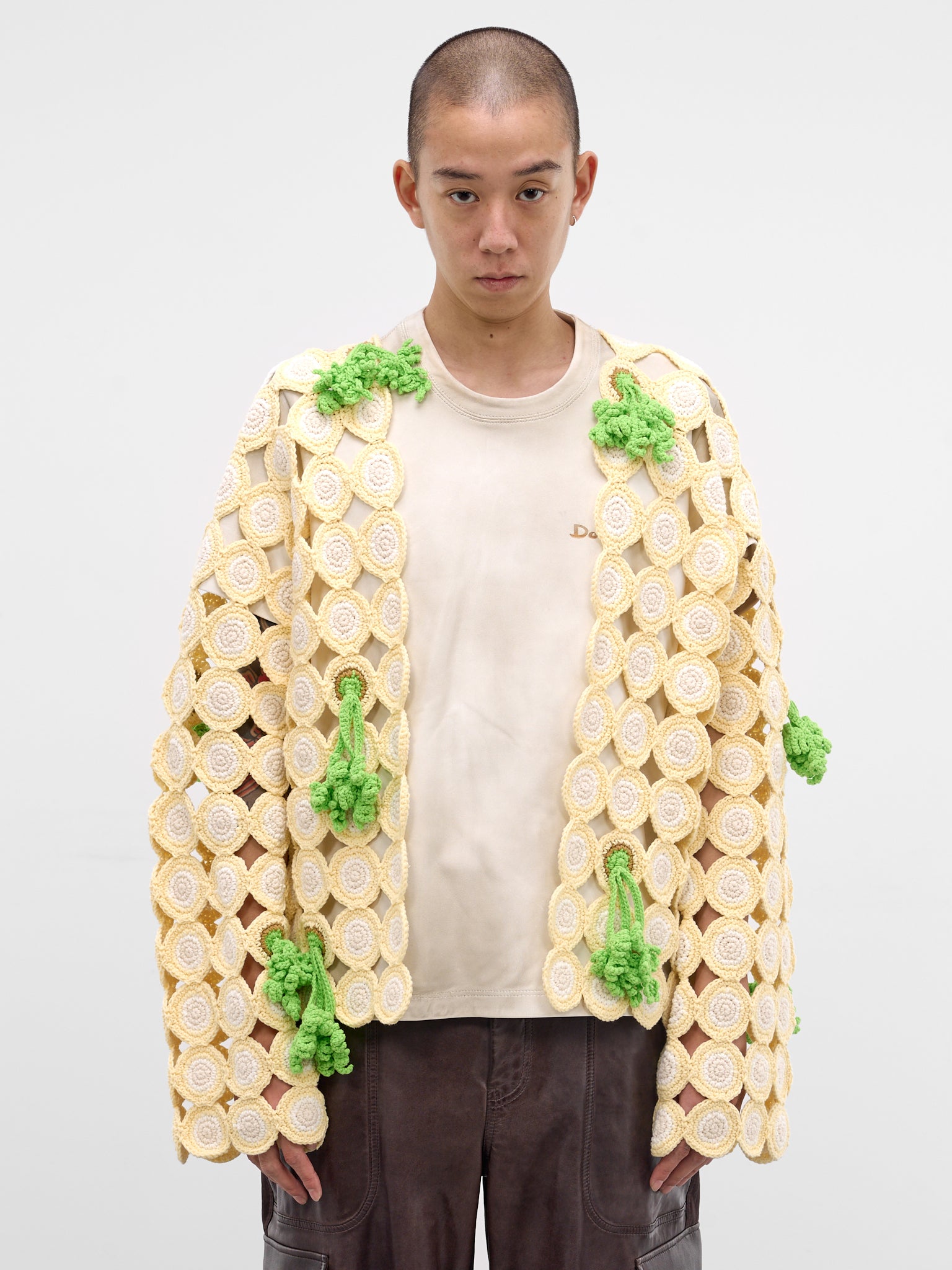 DOUBLET Circle Root Knit Cardigan | H.Lorenzo - front