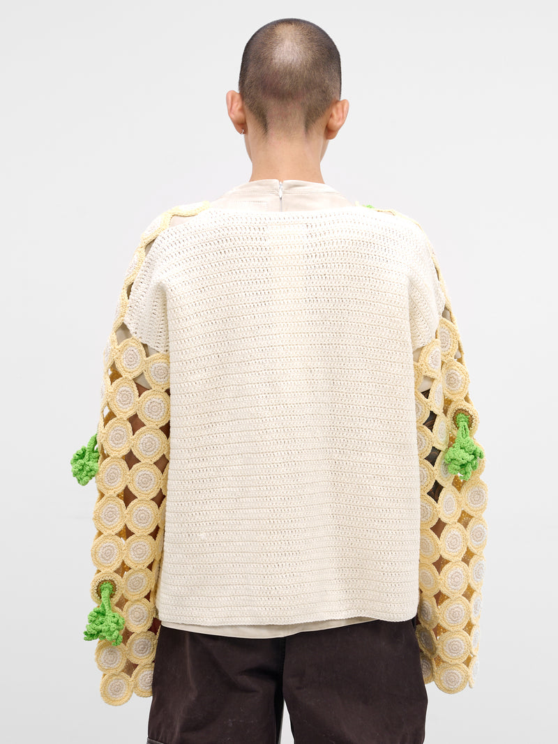 DOUBLET Circle Root Knit Cardigan | H.Lorenzo - back