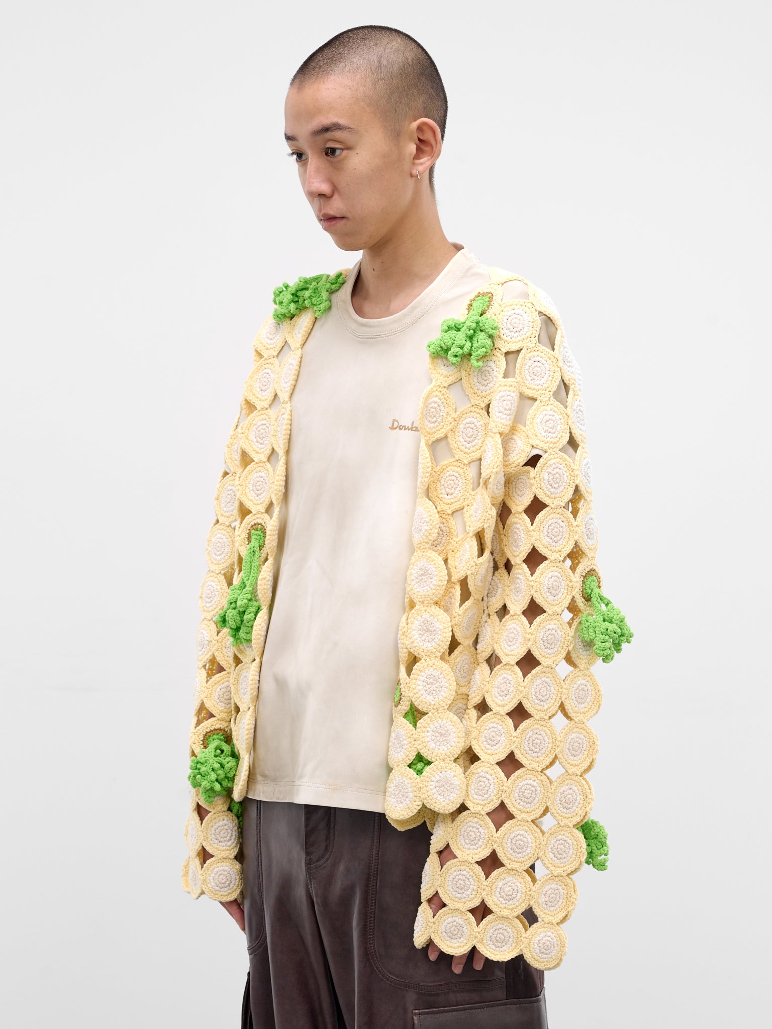 DOUBLET Circle Root Knit Cardigan | H.Lorenzo - side