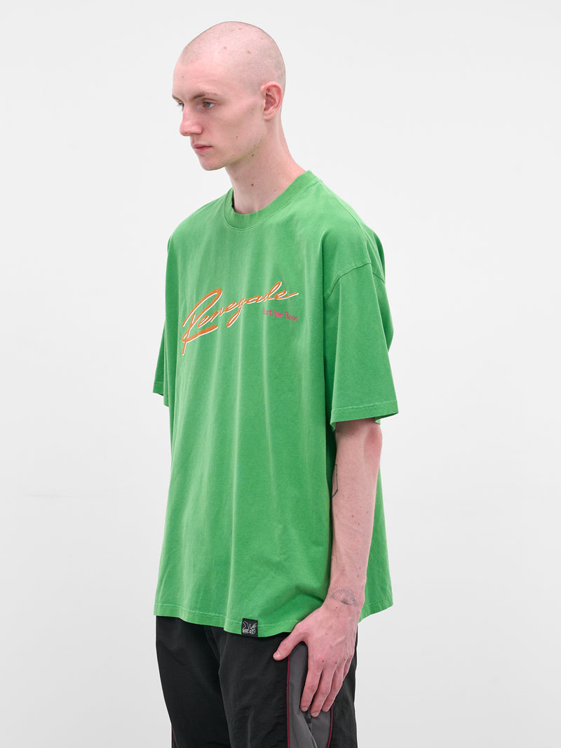 Green Graphic Oversized Tee (621JE01400H-GREEN)