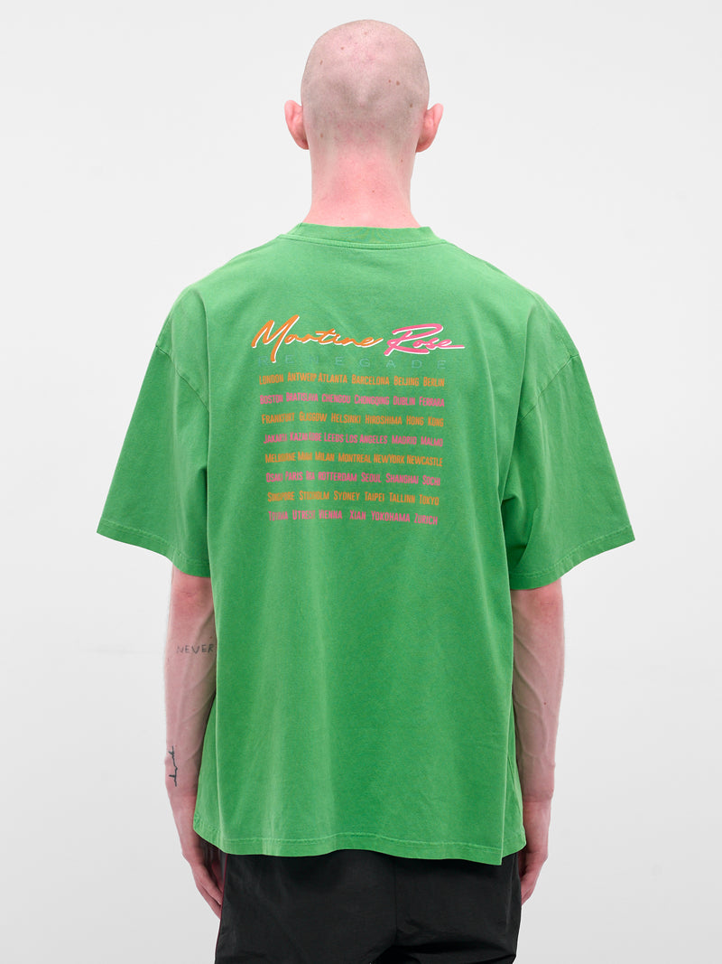 Green Graphic Oversized Tee (621JE01400H-GREEN)