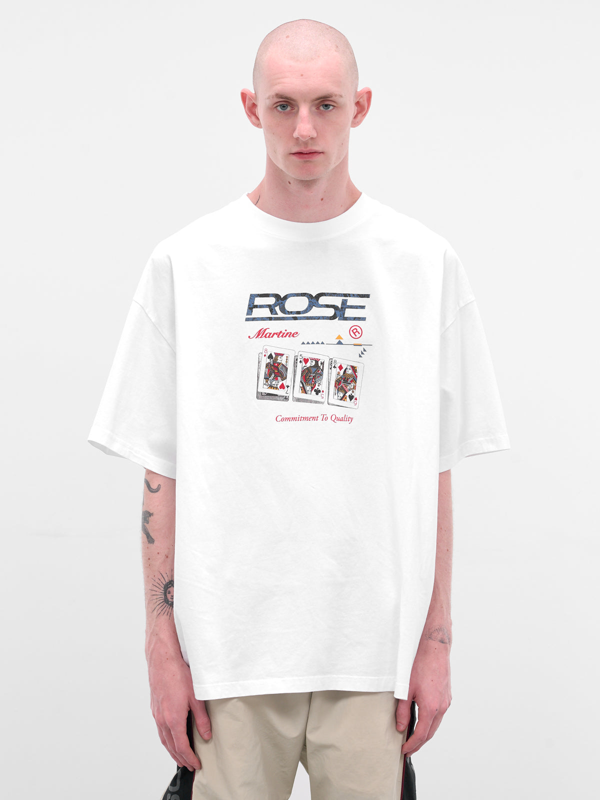White Oversized Logo Tee (621JE06000F-WHITE)