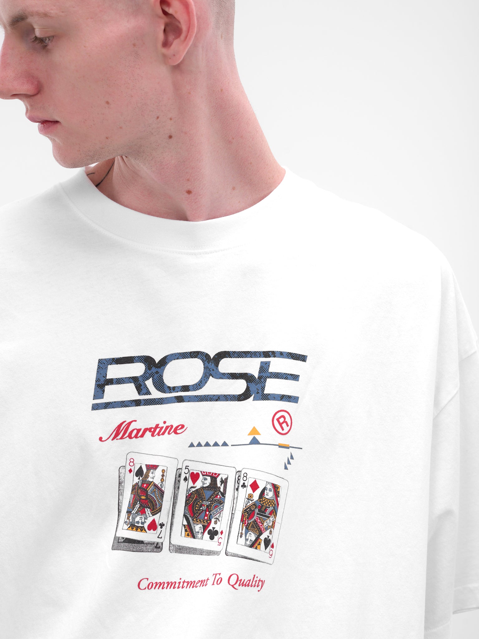 White Oversized Logo Tee (621JE06000F-WHITE)