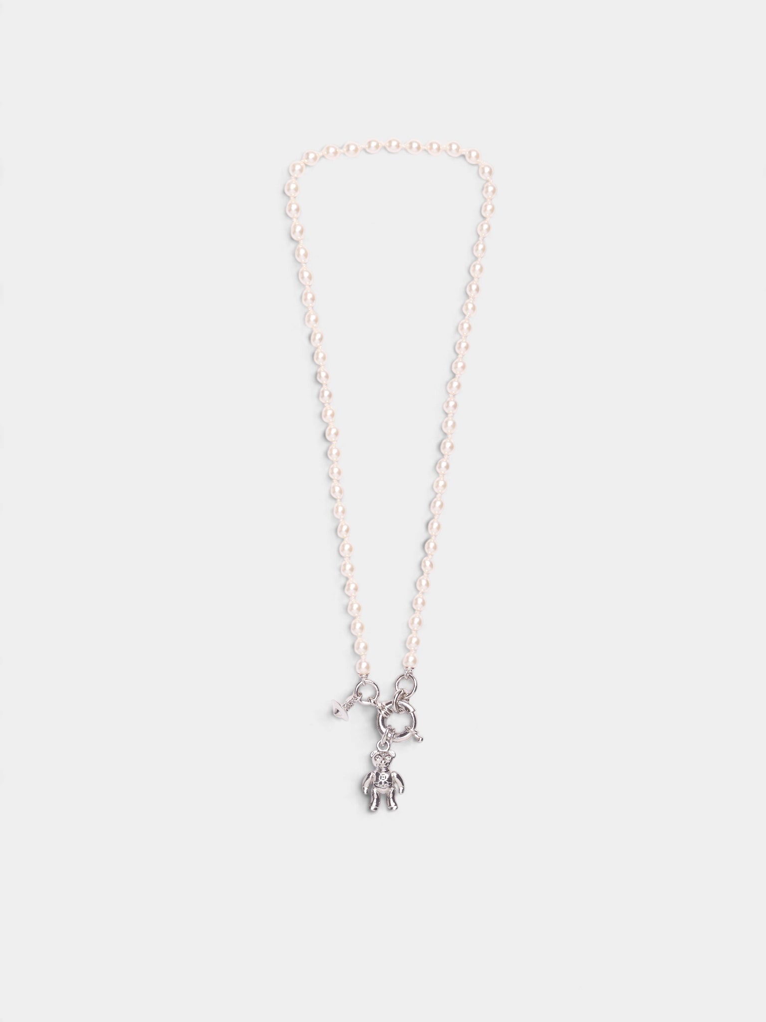 Pearl & Orb Necklace (6301015K-02P800-PLATINUM-PEARL)
