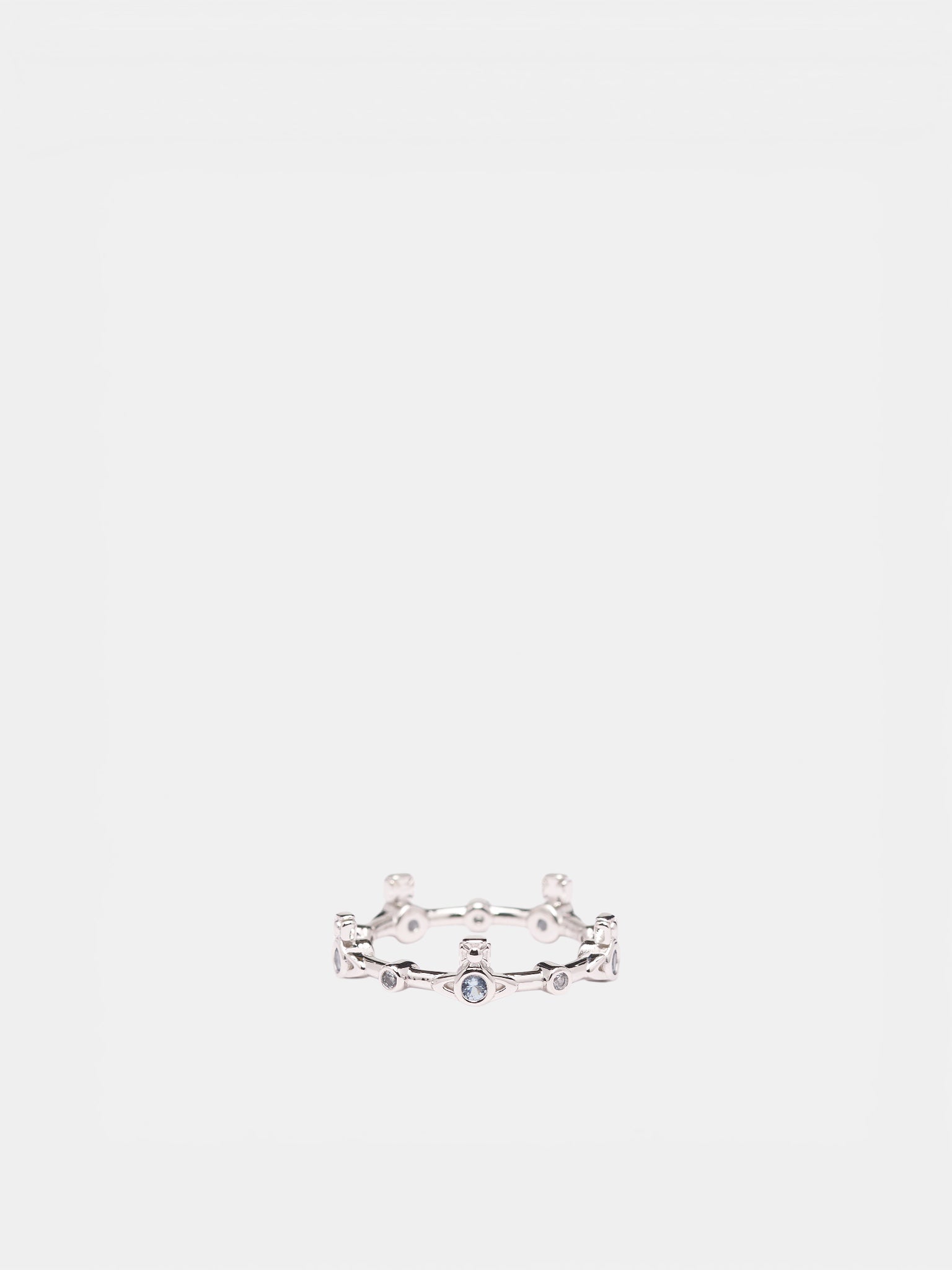 Silver Felicia Ring (6404015U-01P426-PLATINUM-BLUE)