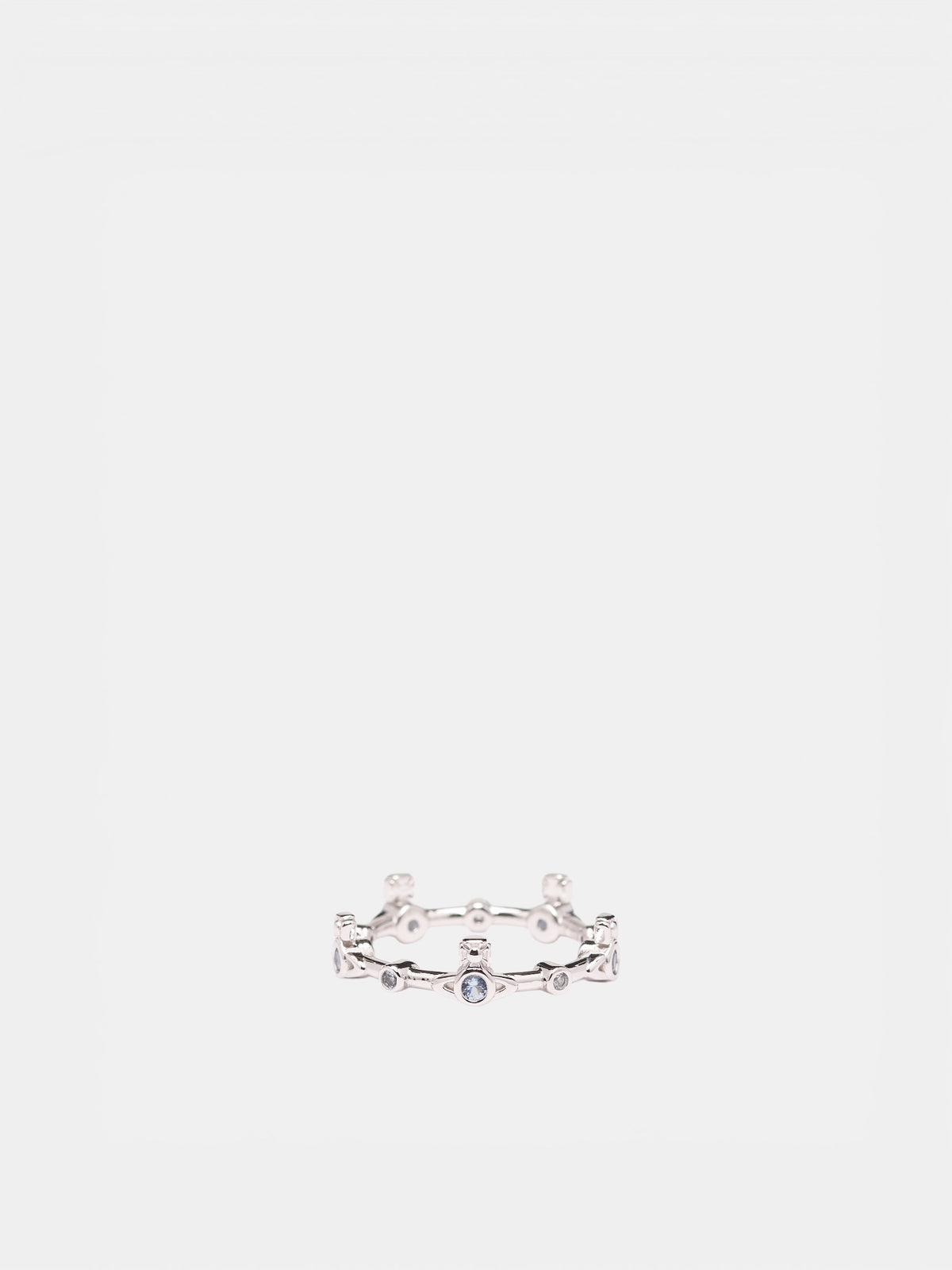 Silver Felicia Ring (6404015U-01P426-PLATINUM-BLUE)